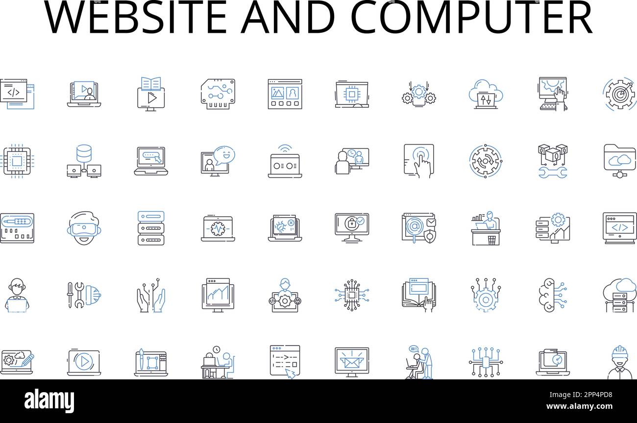 Website and computer line icons collection. Deliveries, Postal, Packages, Letters, Couriers, Mailman, Routes vector and linear illustration. Parcels Stock Vector