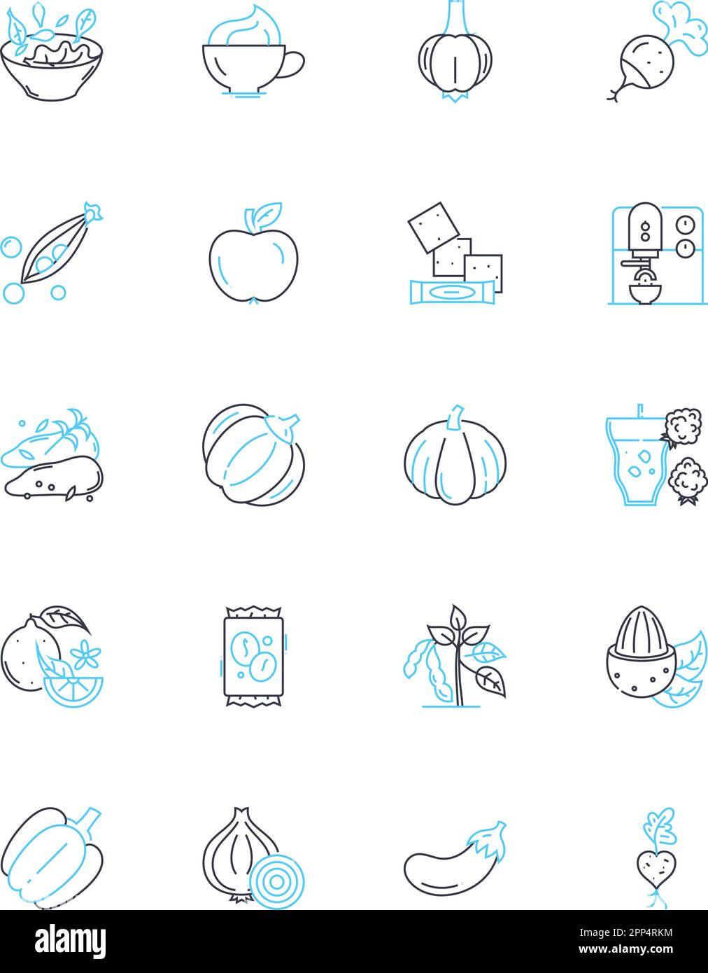 Fitness level linear icons set. Endurance, Stamina, Agility, Strength