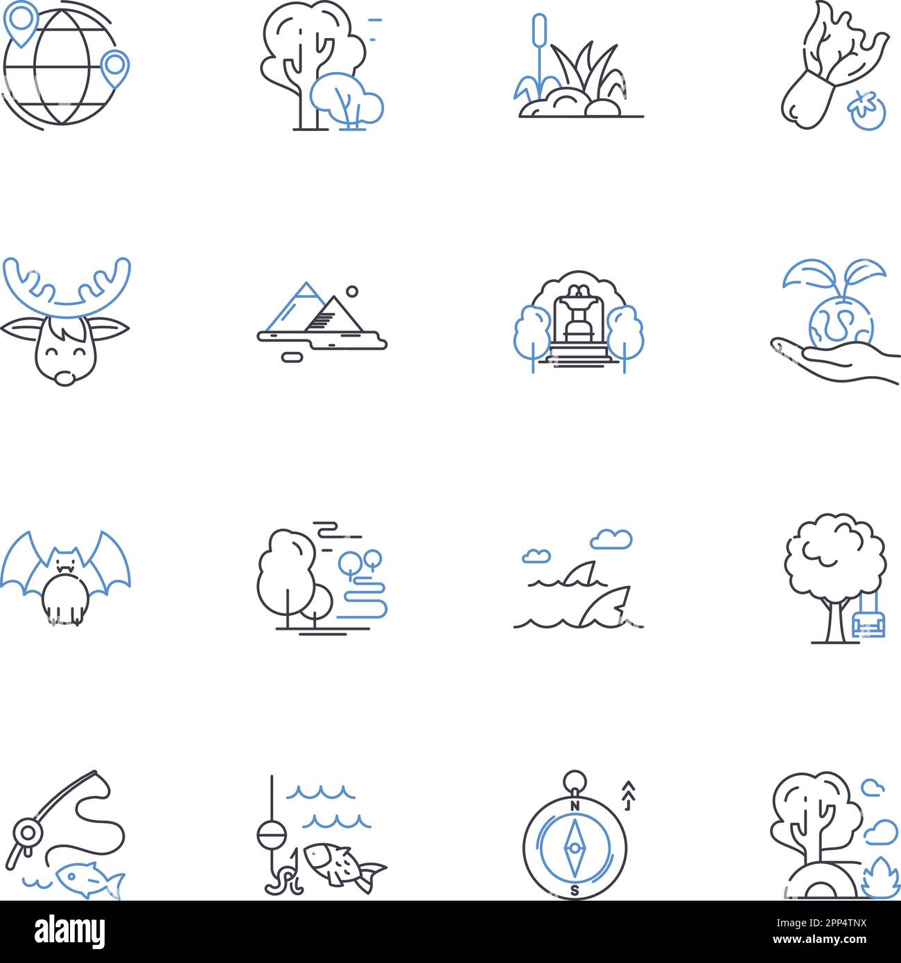 Secluded retreat line icons collection. Isolation, Solitude, Hideaway, Escape, Sanctuary, Quietude, Seclusion vector and linear illustration. Privacy Stock Vector