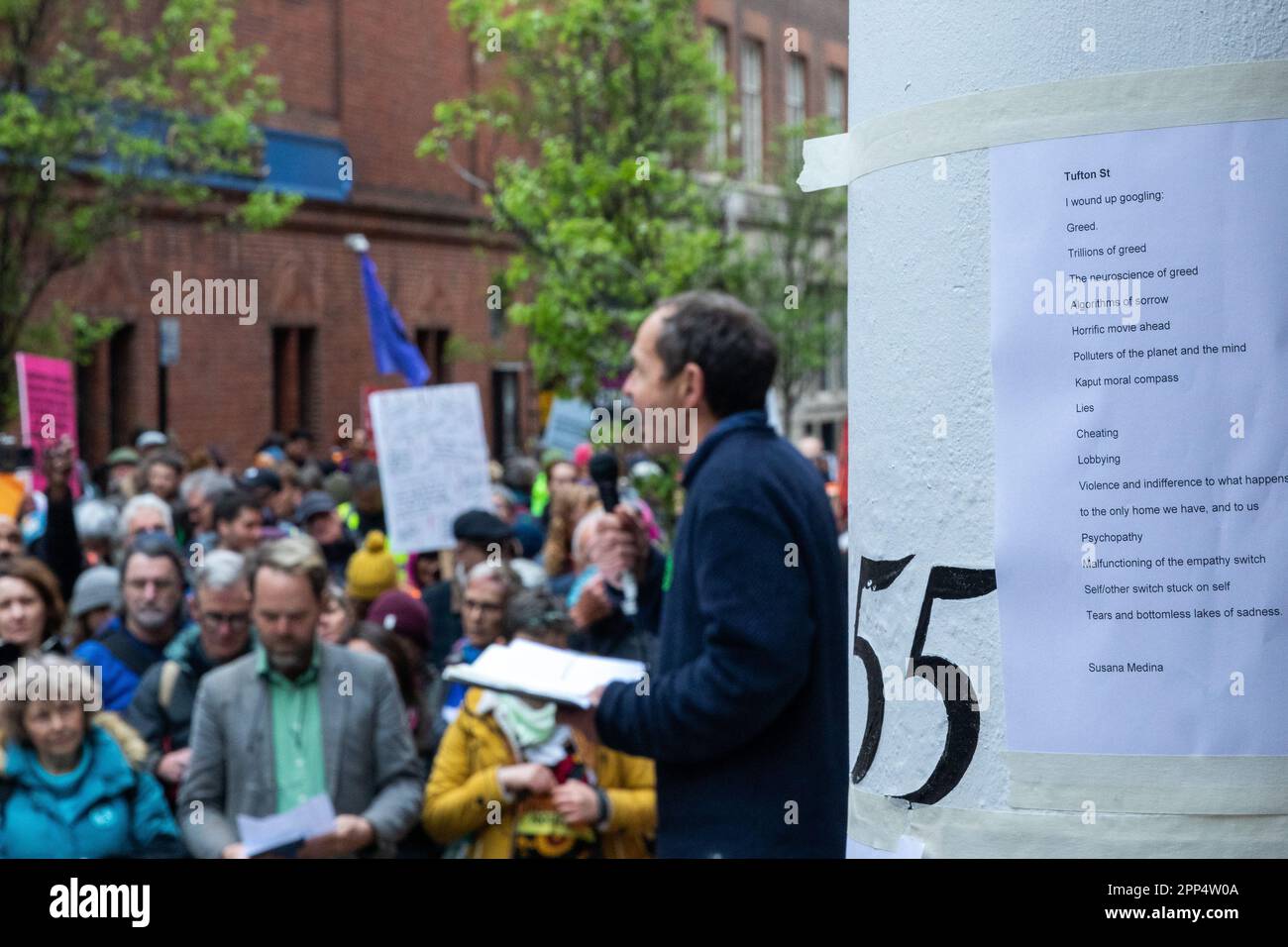 London, UK. 21st April, 2023. Mike BernersLee, researcher and writer