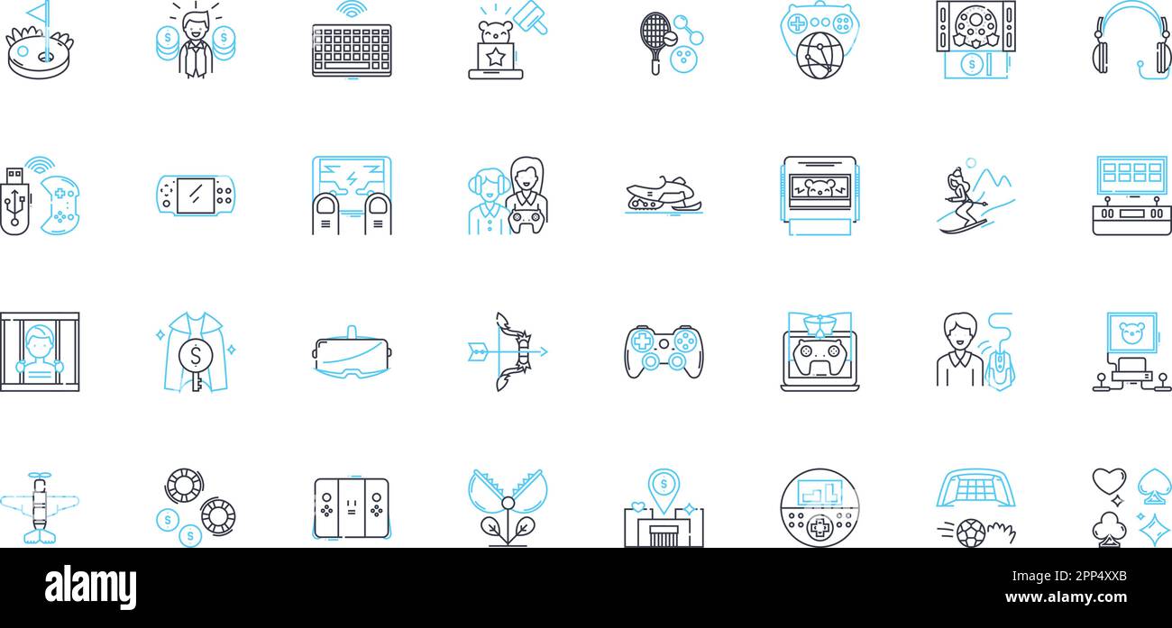 Musical instrument linear icons set. Piano, Guitar, Drums, Violin ...