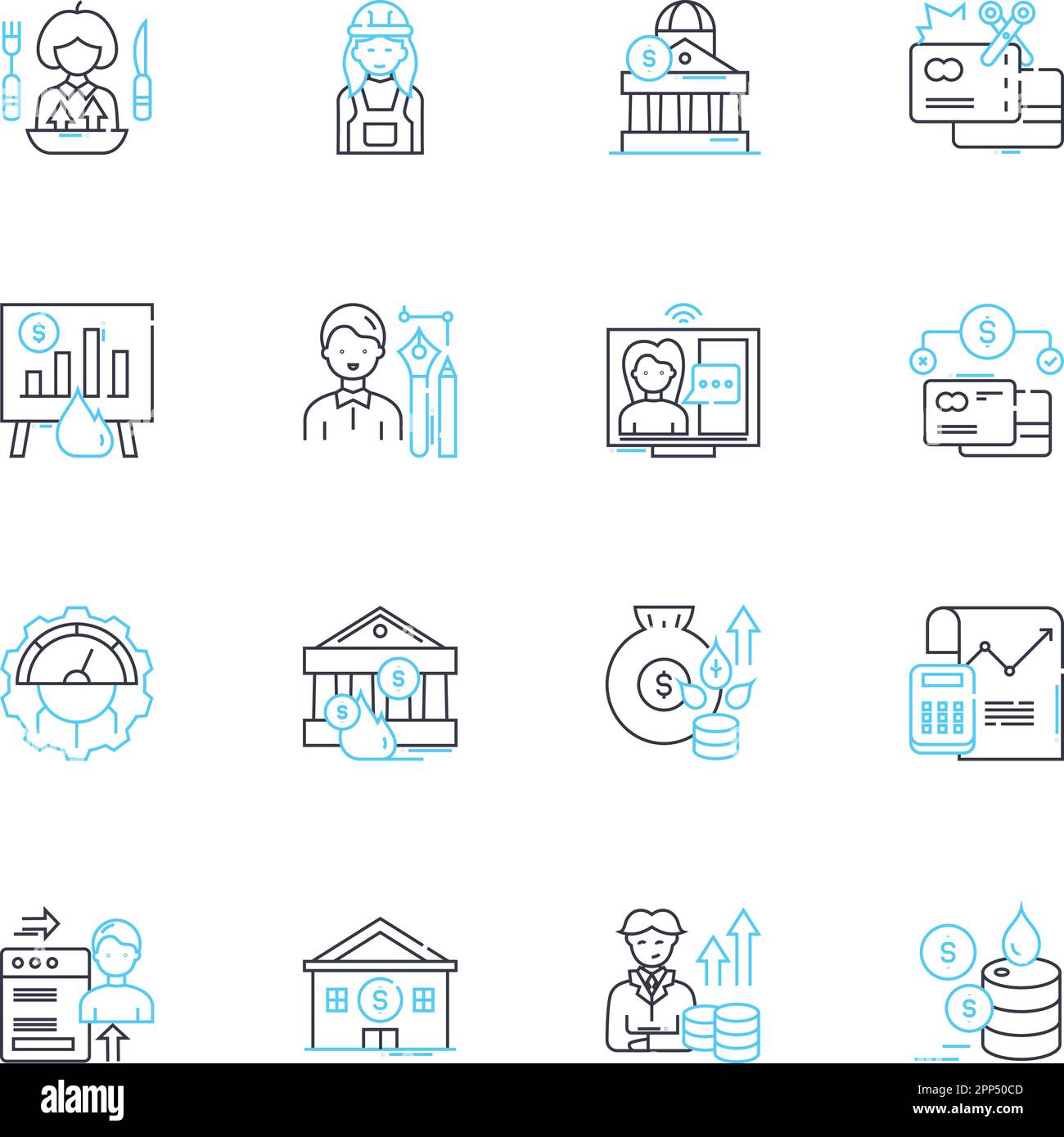 Concept behind with the bills Stock Vector Images - Alamy