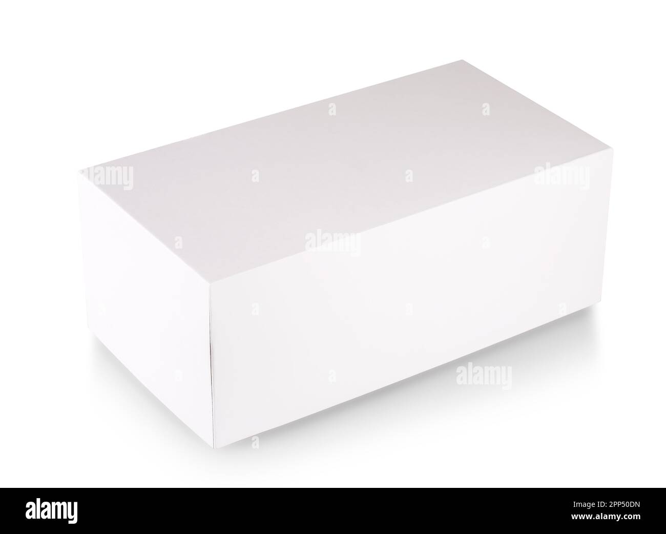 Cardboard box isolated on white background Stock Photo - Alamy