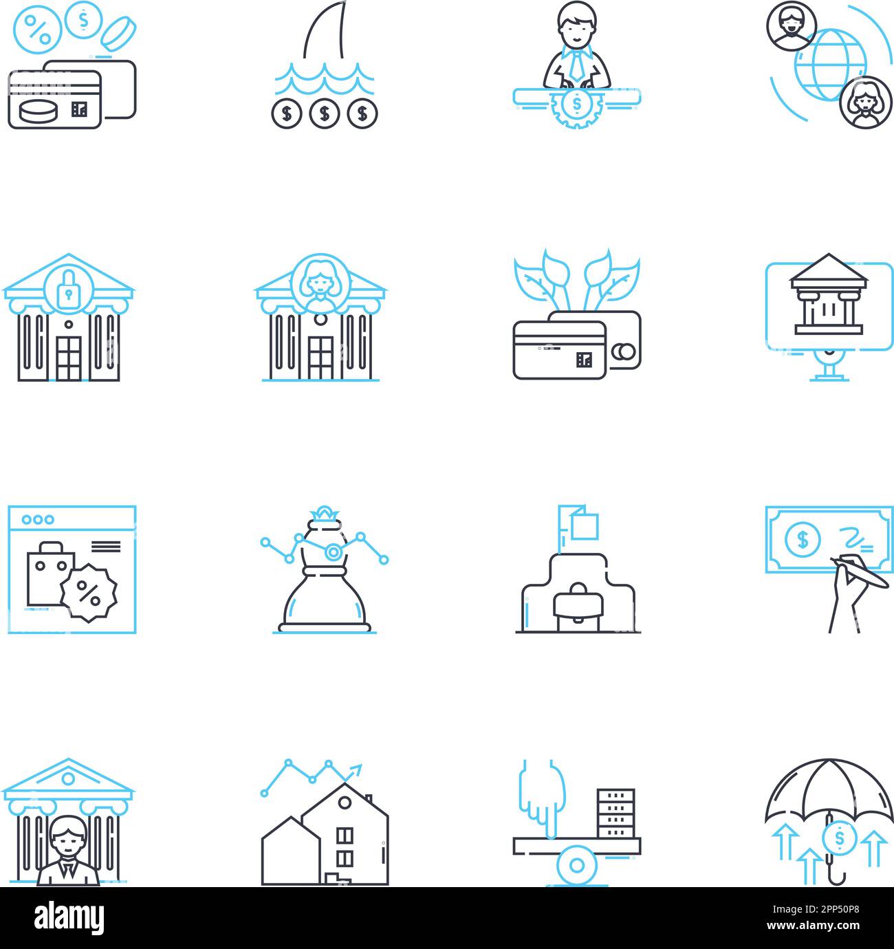 Mobile reality linear icons set. Immersive, Interactive, Virtual ...