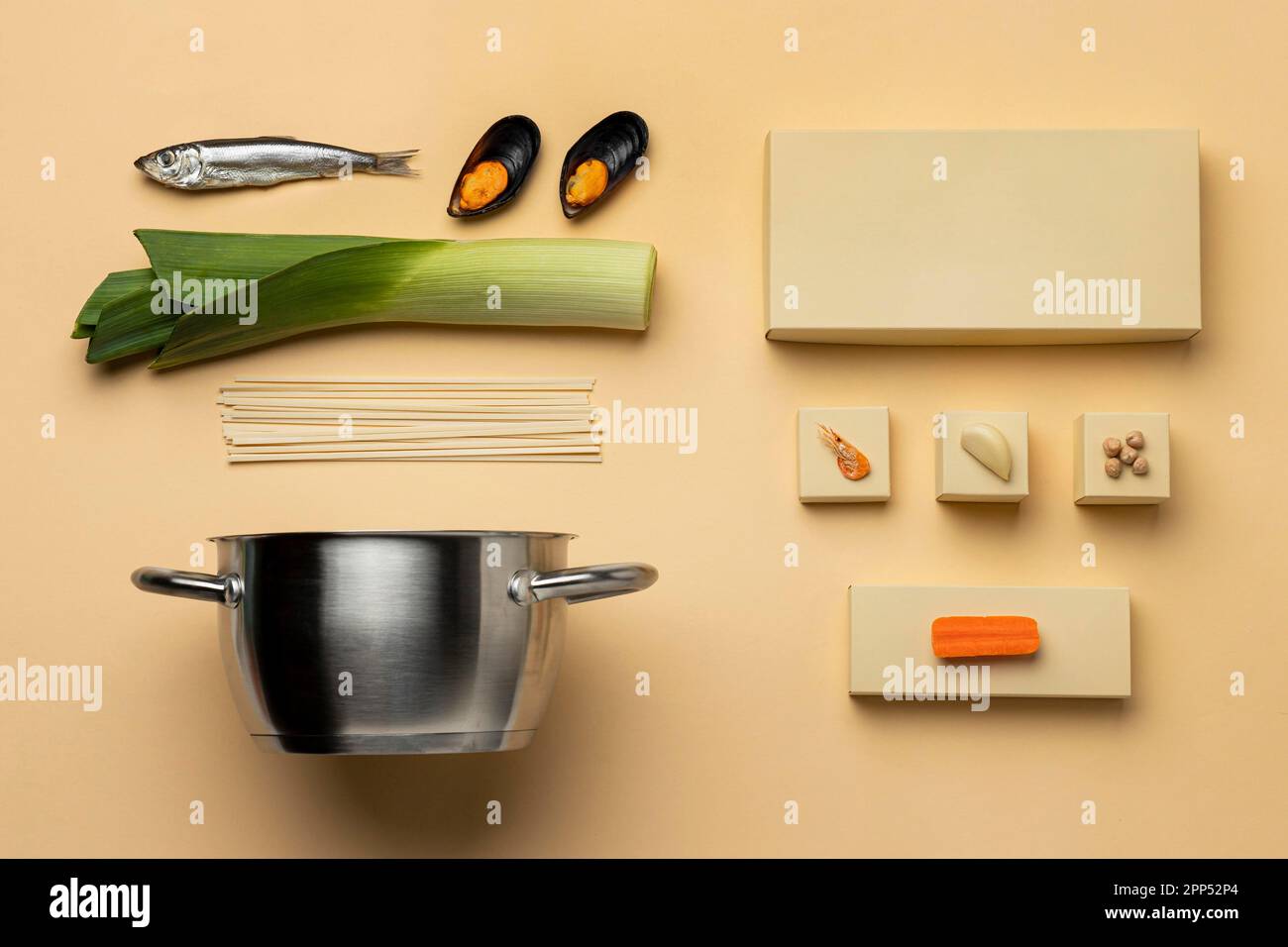 Flexitarian diet pot arrangement Stock Photo Alamy