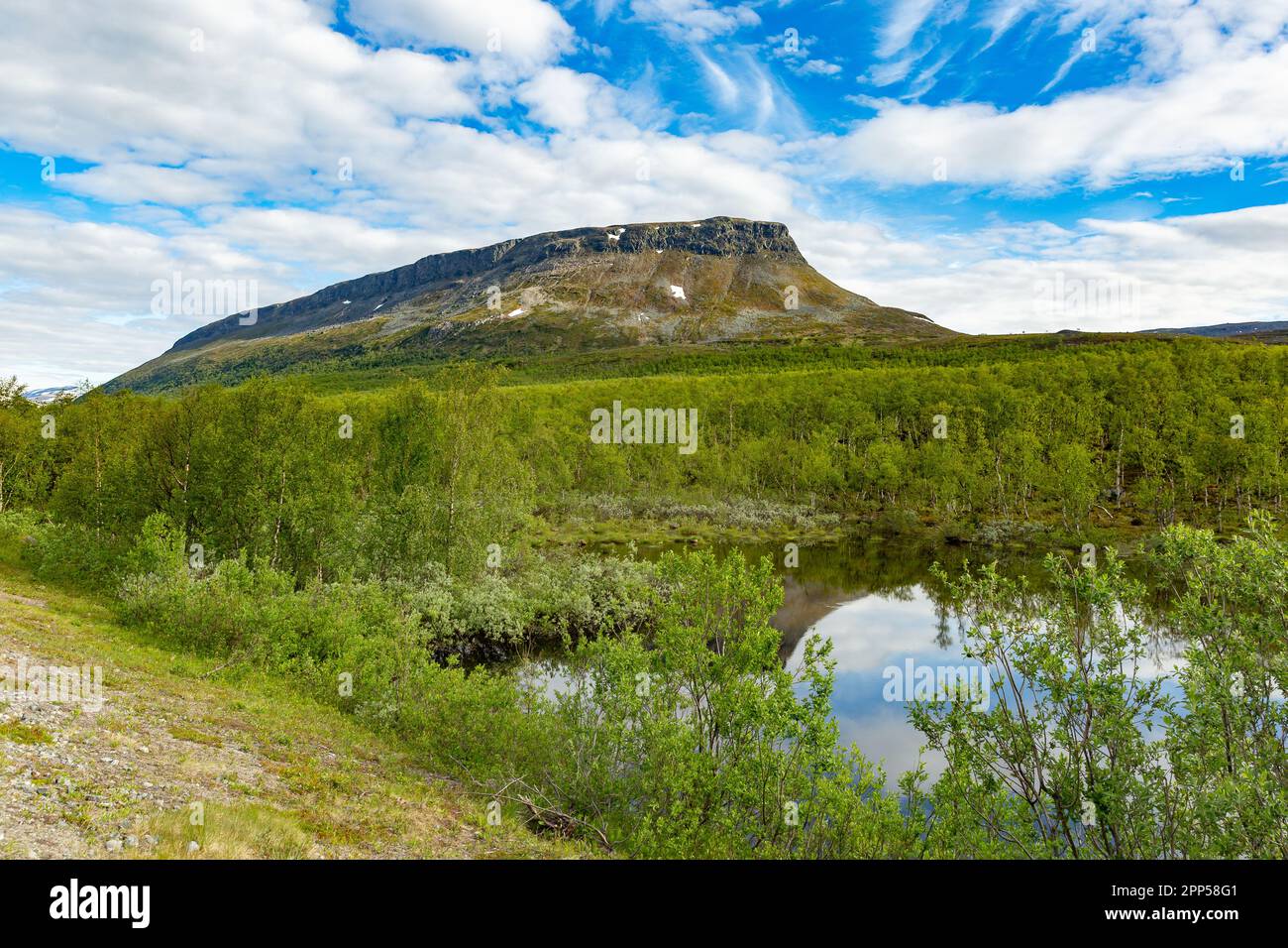 The iconic Saana fell in Lapland, Finland Stock Photo Alamy