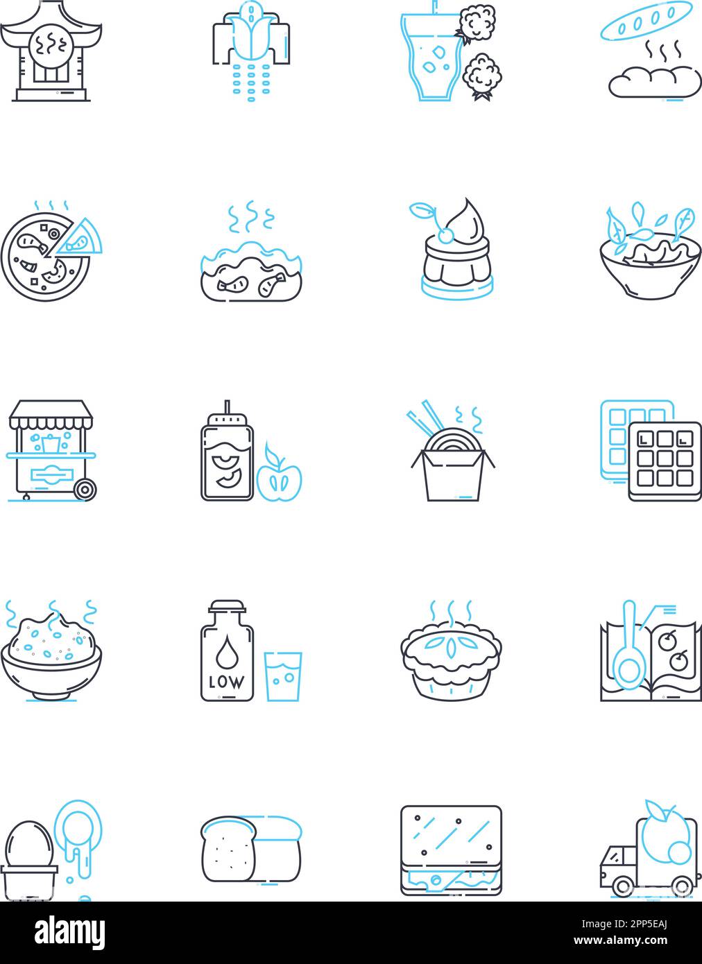 Tea Time linear icons set. Scs, Infusion, English, Serene, Steep, Chinaware, Relaxing line vector and concept signs. Tradition,Earl Gray,Cozy outline Stock Vector