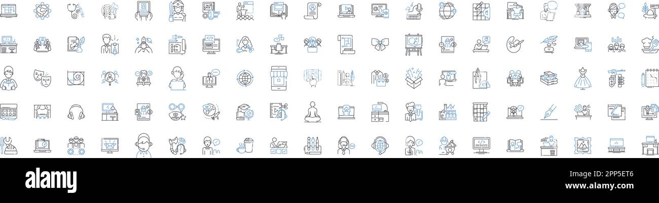Independent line icons collection. Autonomy, Sovereignty, Self-reliance, Self-rule, Individualistic, Libertarian, Freedom vector and linear Stock Vector