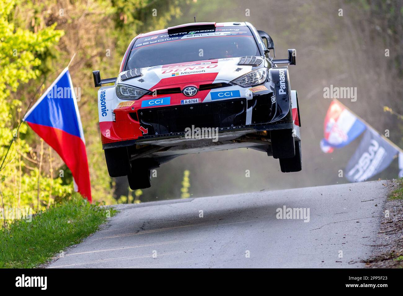 Toyota gr yaris rally1 hybrid hi-res stock photography and images - Alamy