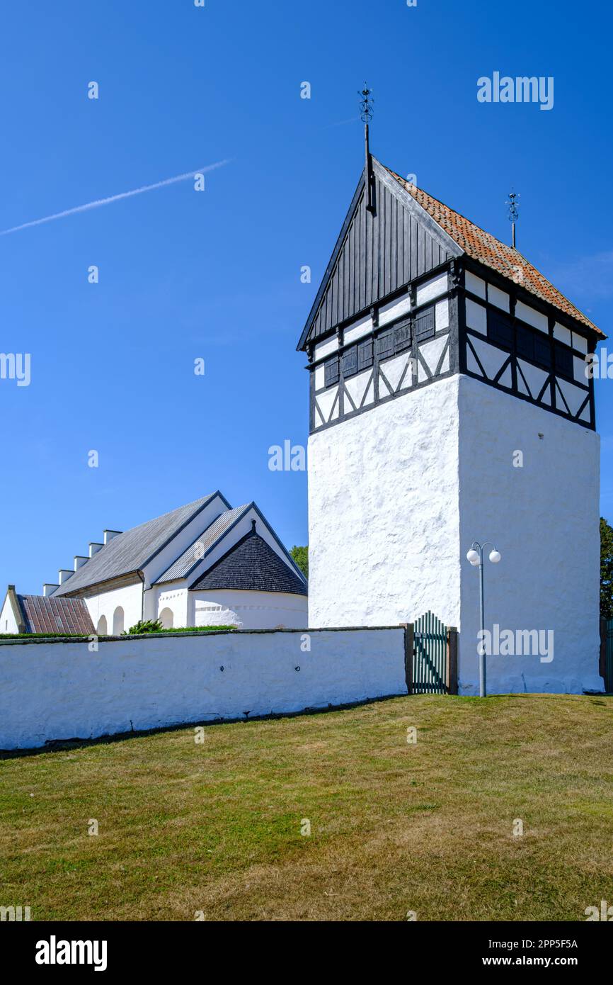Pouls Kirke, St. Paul's Church in Poulsker in Nexö Municipality ...