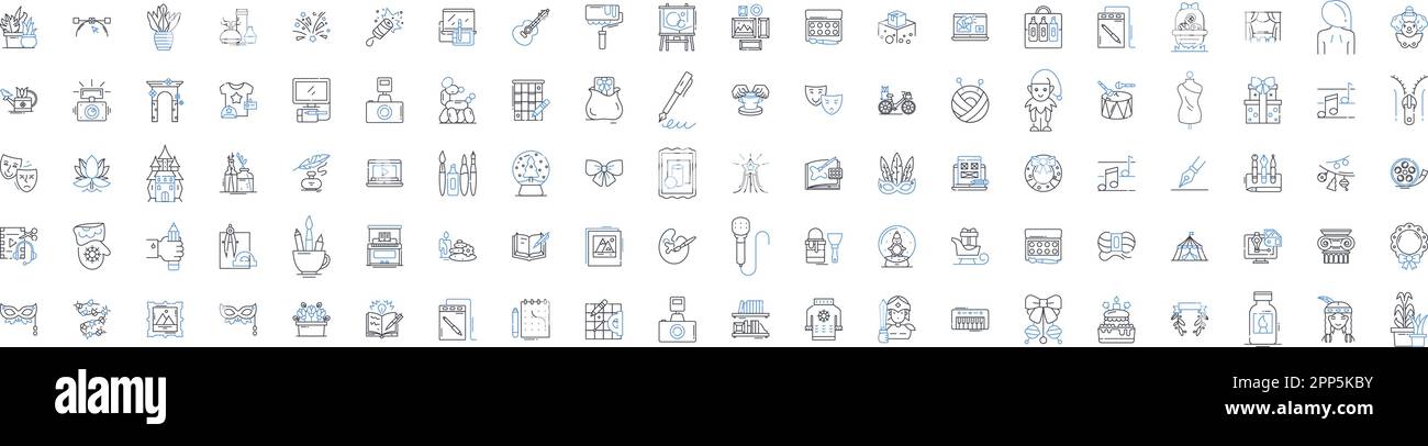 Innovative Idea Line Icons Collection Creativity Ingenuity