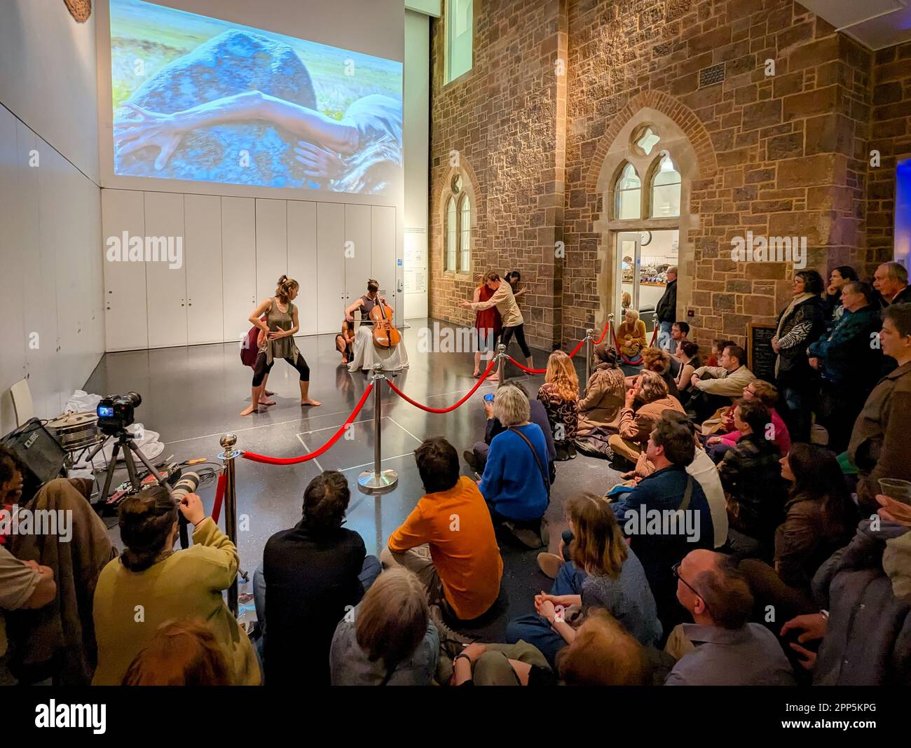 Exeter, UK. 21st Apr, 2023. Afterhours night of arts entertainment at