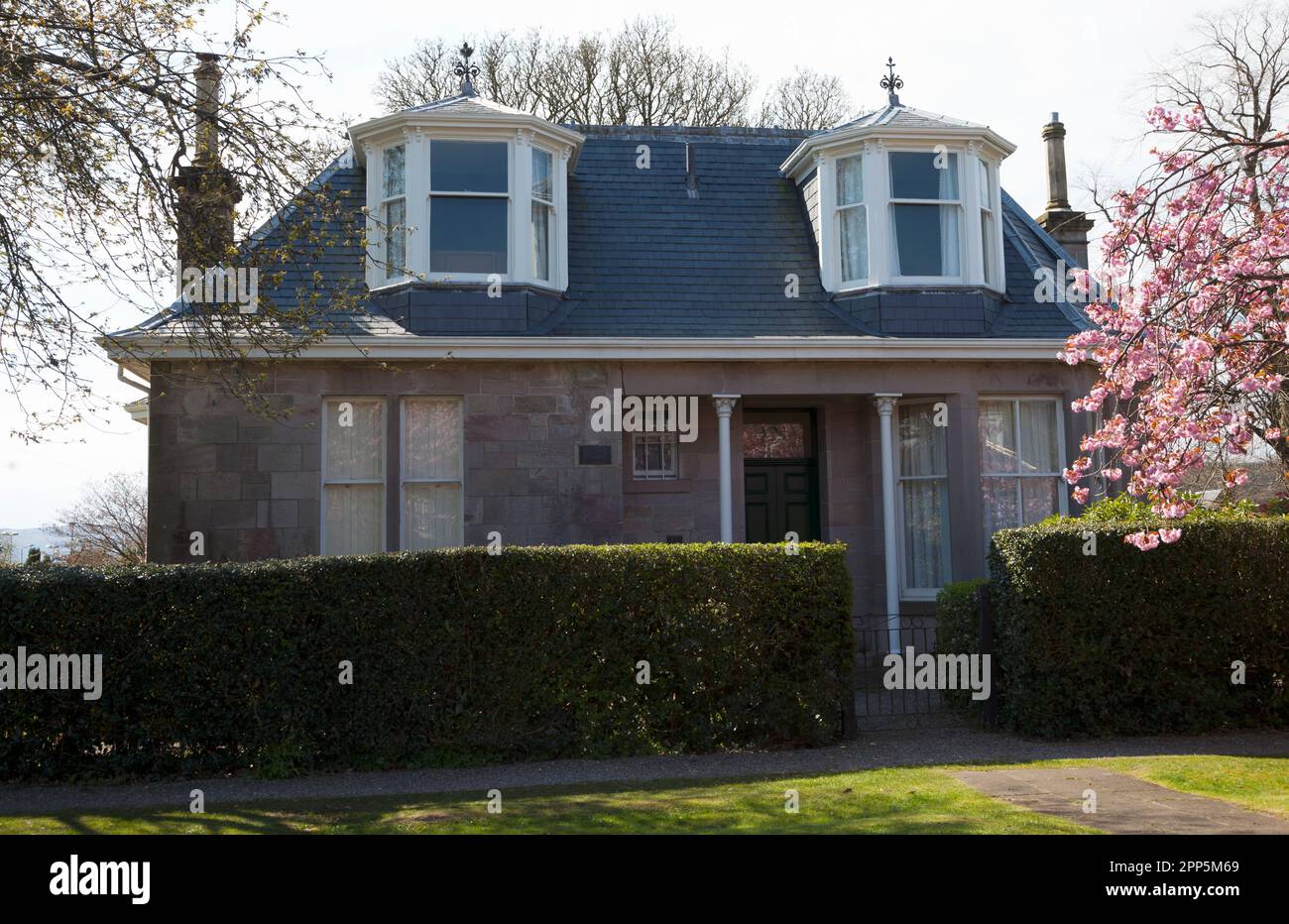 Family home of John Logie Baird, inventor of the television, West Argyll Street, Helensburgh, Scotland Stock Photo