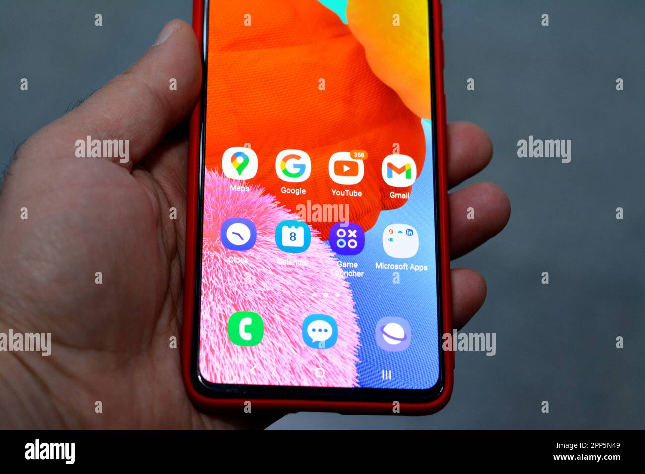 Cairo Egypt April 8 2023 Google Applications On A Samsung Smartphone Cairo egypt april 8 2023 google applications on a samsung smartphone