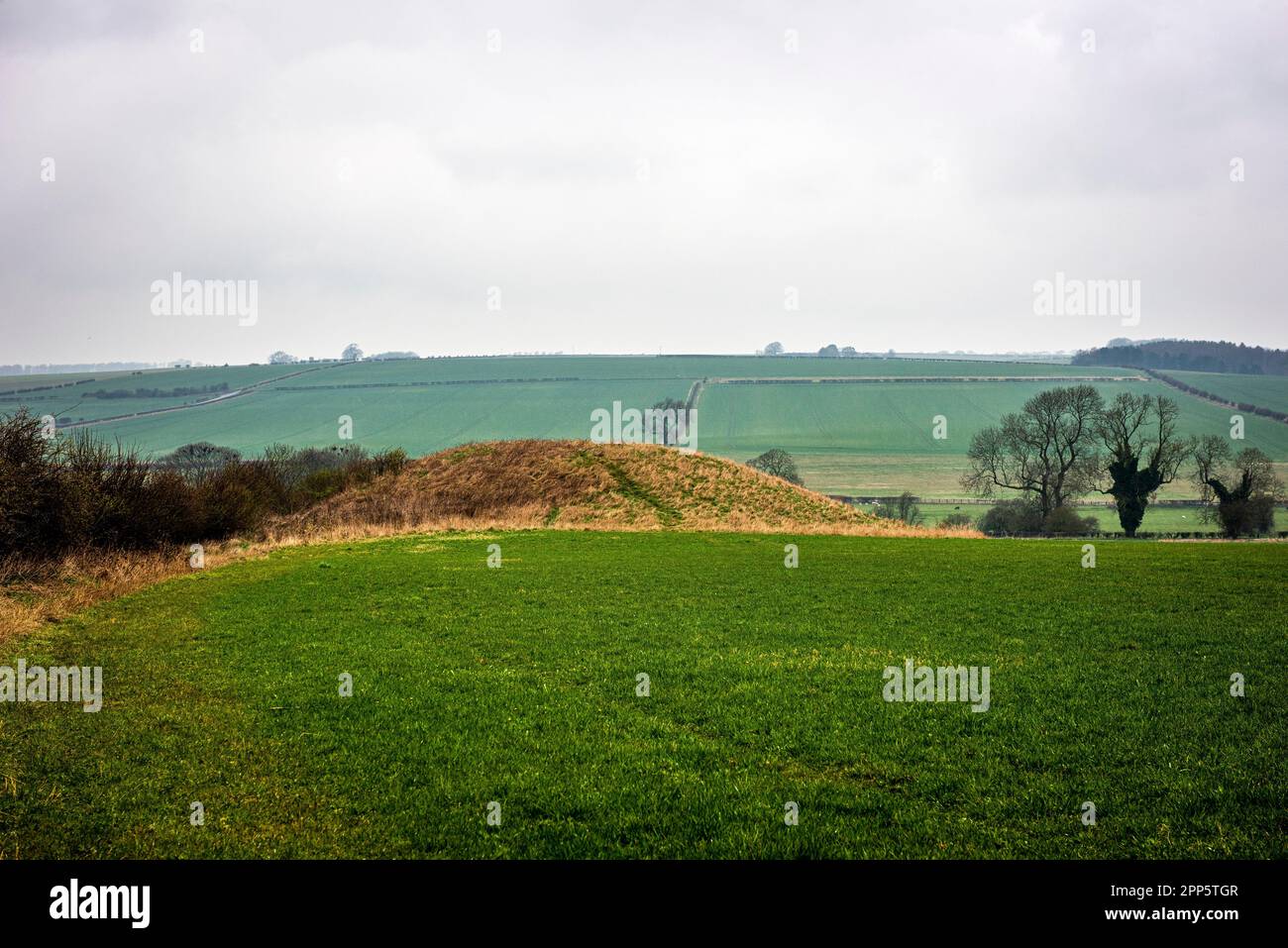 Duggleby Howe Neolithic round barrow near the village of Duggleby