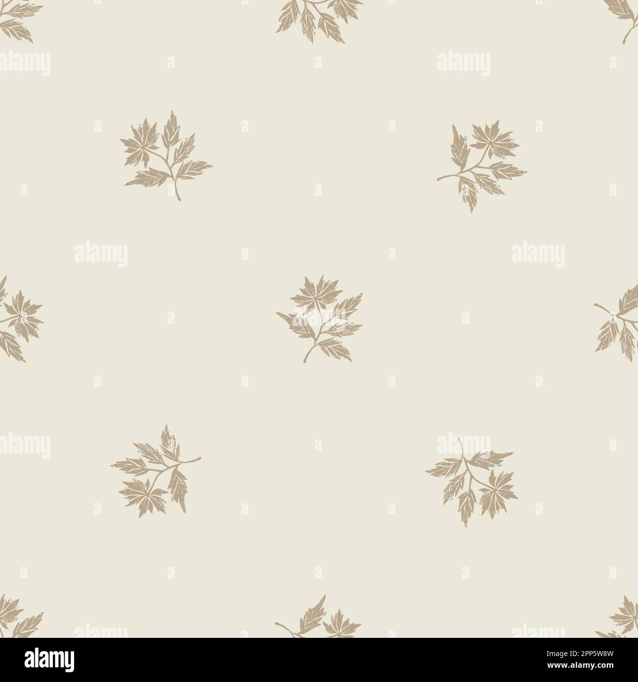 Leaf Pattern Linoleum Linoleum cut Stock Vector Images - Alamy