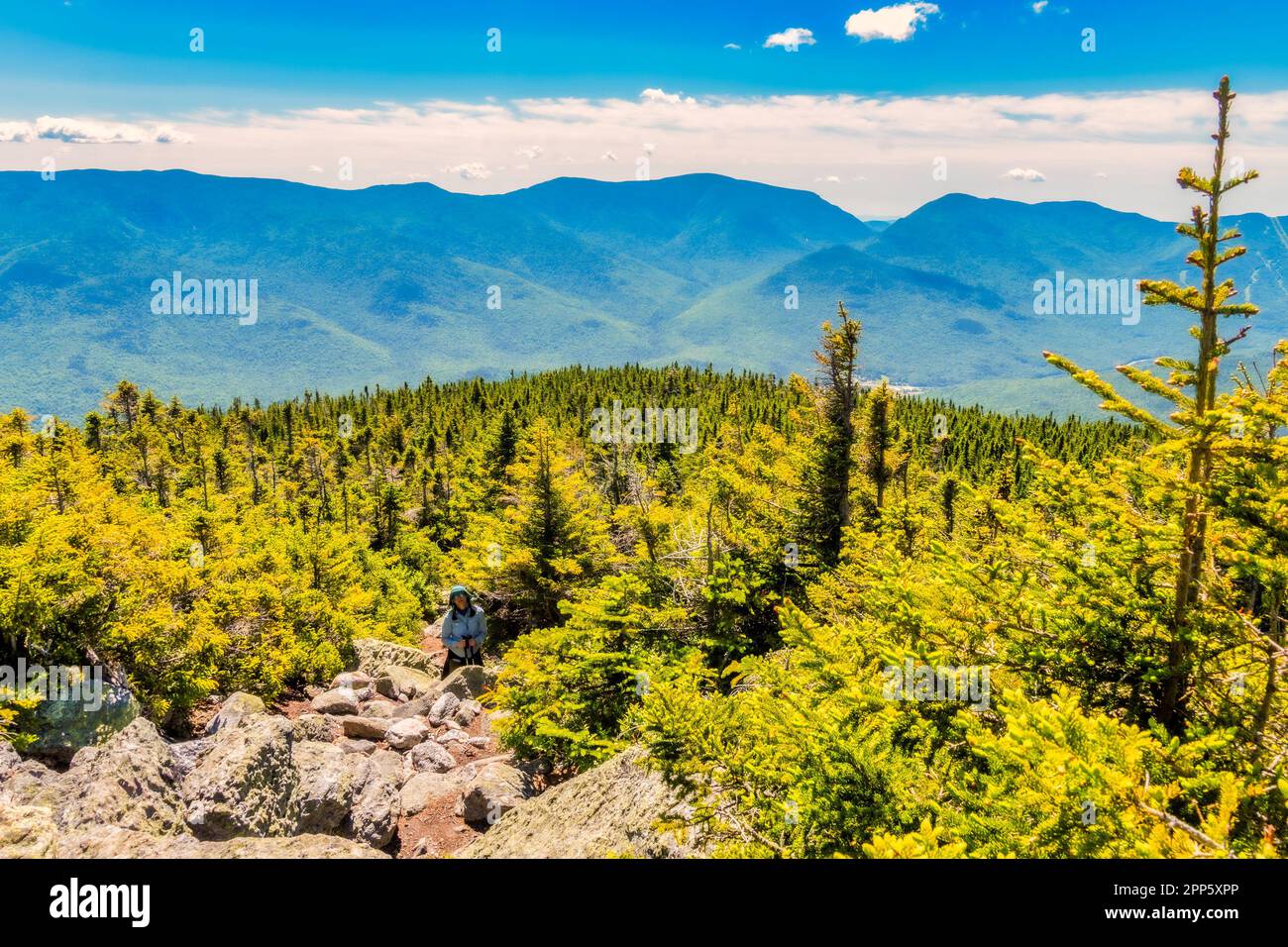 Vista of the White Mountains in Northern New Hampshire Stock Photo Alamy