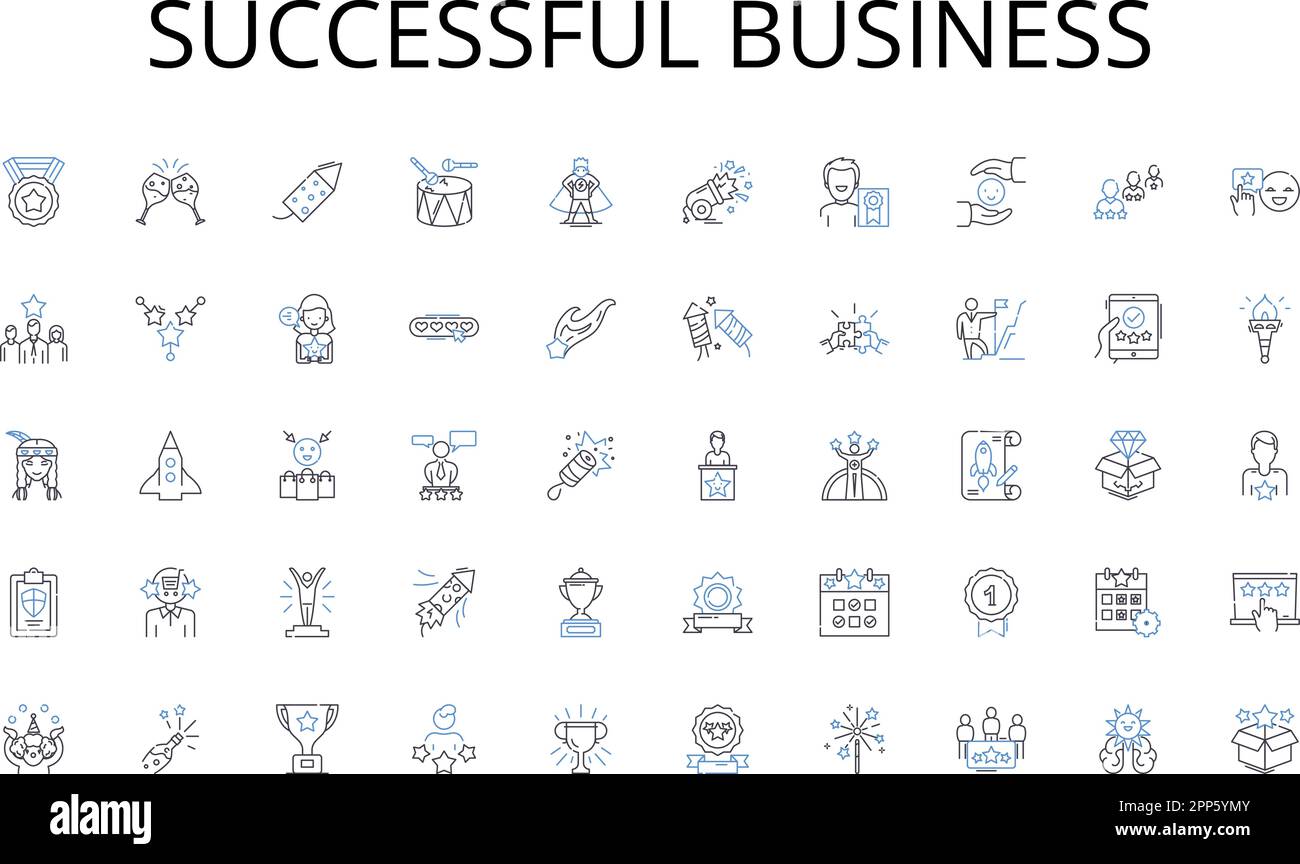 Successful business line icons collection. Dialogue, Talk, Exchange, Discussion, Discourse, Banter, Chat vector and linear illustration. Communication Stock Vector