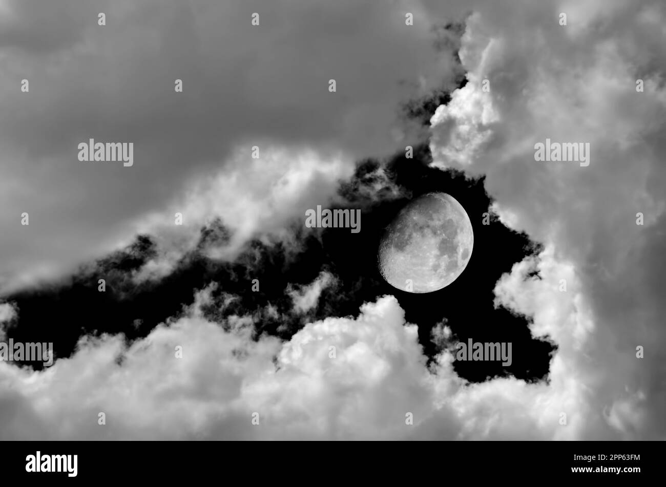 Space backgrounds moon surface Black and White Stock Photos & Images ...