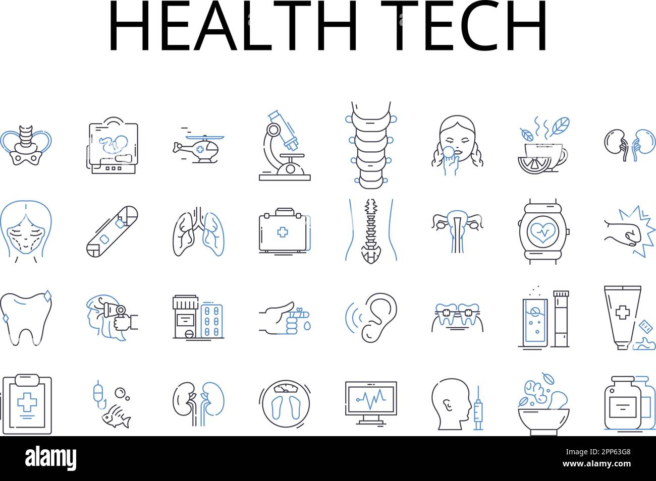 Healthcare technology machine learning Cut Out Stock Images & Pictures -  Alamy