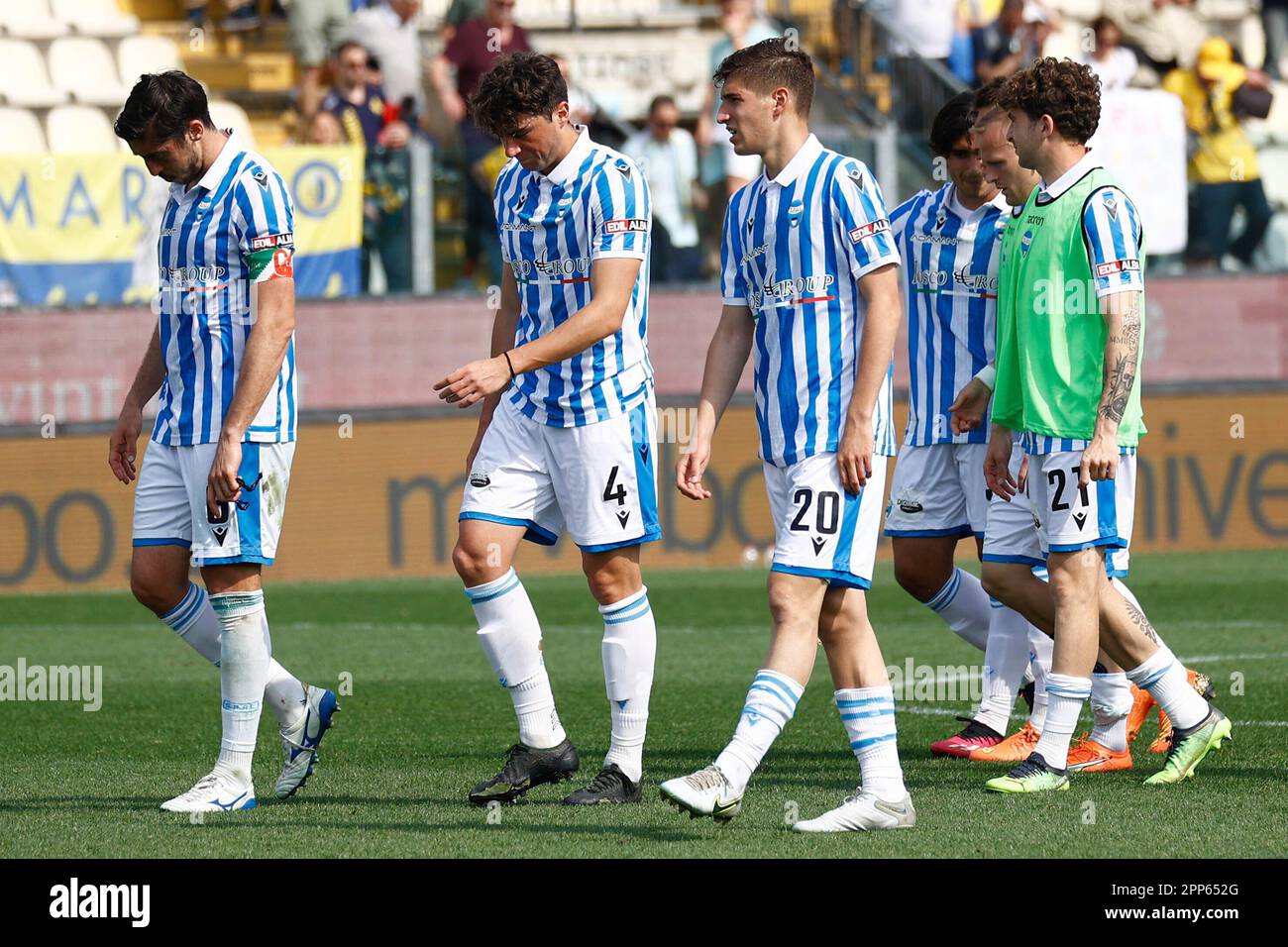 Modena, Italy. 22nd Apr, 2023. Diego Falcinelli (Modena) during Modena FC vs  SPAL, Italian soccer Serie B match in Modena, Italy, April 22 2023 Credit:  Independent Photo Agency/Alamy Live News Stock Photo - Alamy