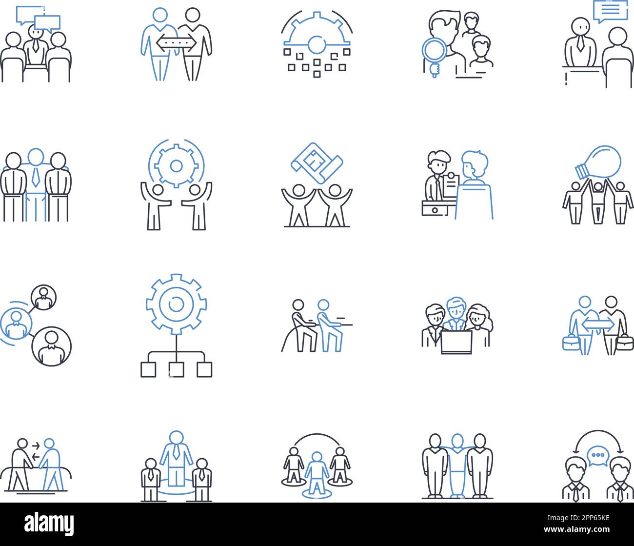 Financial Management line icons collection. Budgeting, Accounting ...