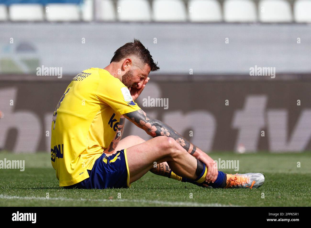 Modena, Italy. 22nd Apr, 2023. Diego Falcinelli (Modena) during Modena FC vs  SPAL, Italian soccer Serie B match in Modena, Italy, April 22 2023 Credit:  Independent Photo Agency/Alamy Live News Stock Photo - Alamy