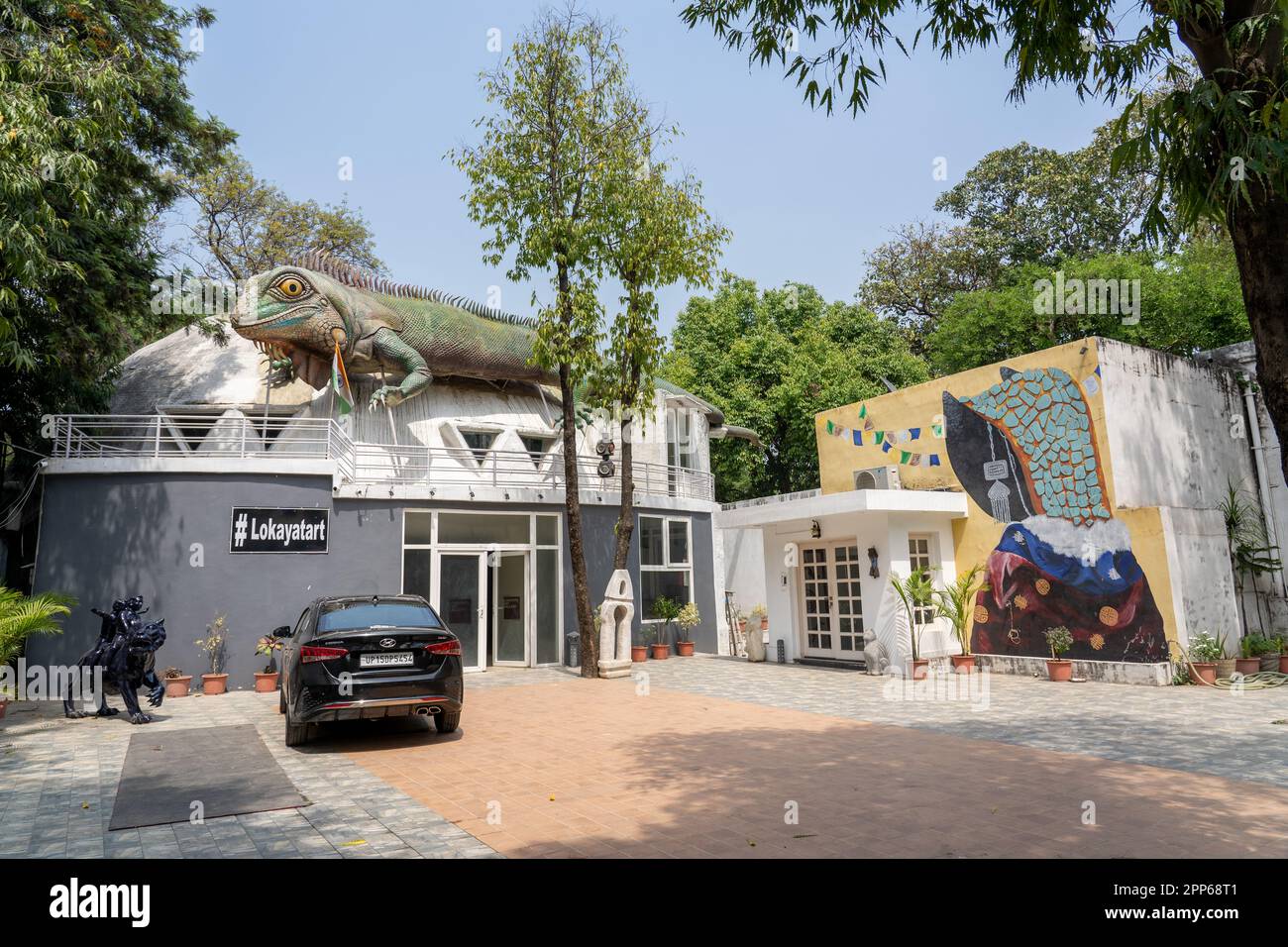 Lokayata Art Gallery in Delhi, India Stock Photo Alamy