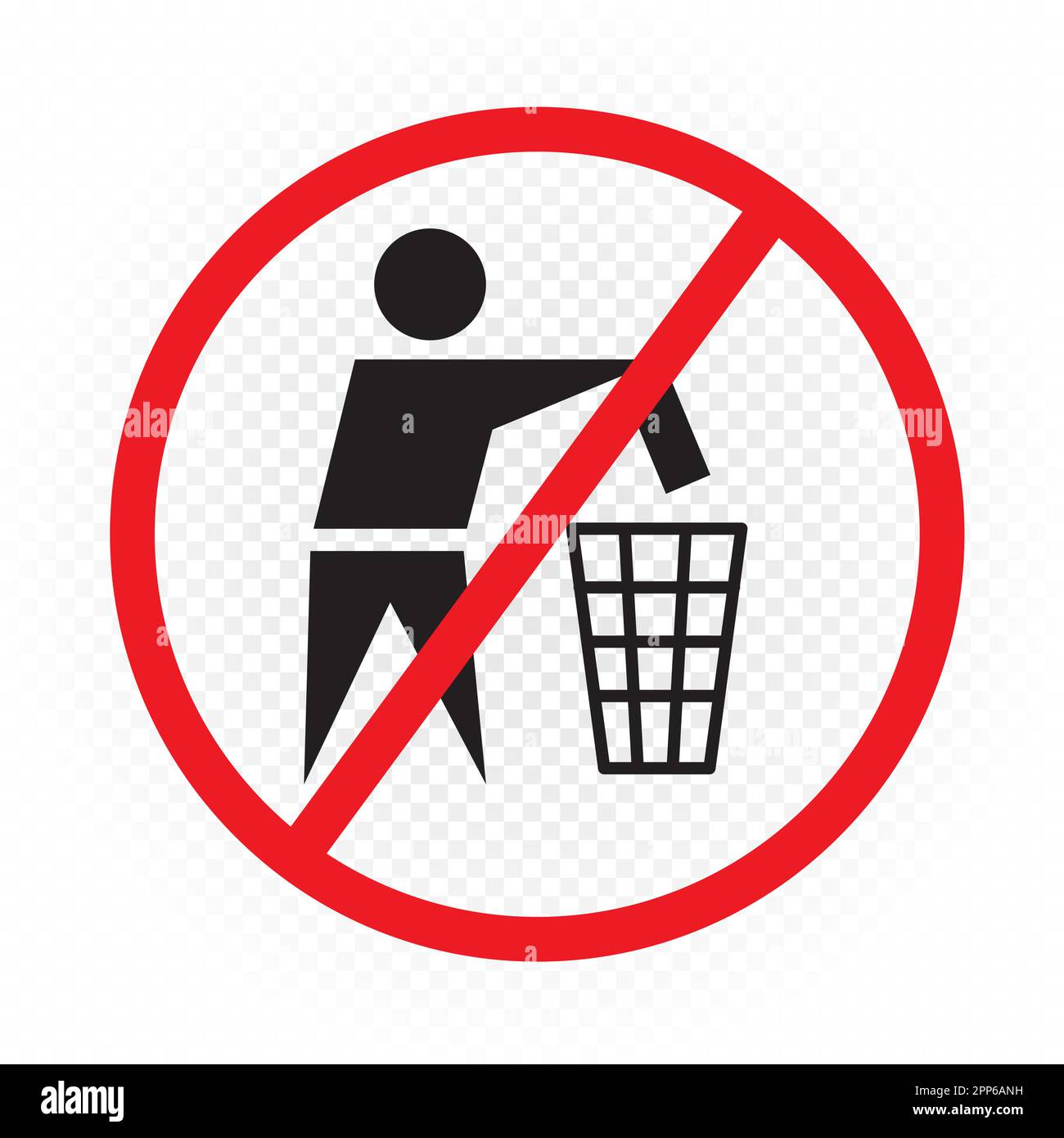 littering is prohibited sign symbol Stock Vector Image & Art Alamy