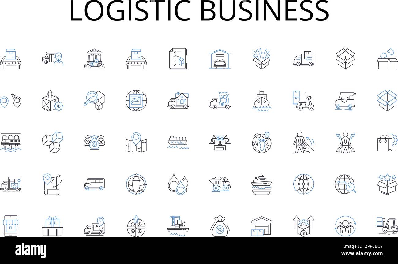 Logistic business line icons collection. Welder, Metalworker, Designer, Sculptor, Blacksmith, Craftsman, Artisan vector and linear illustration Stock Vector