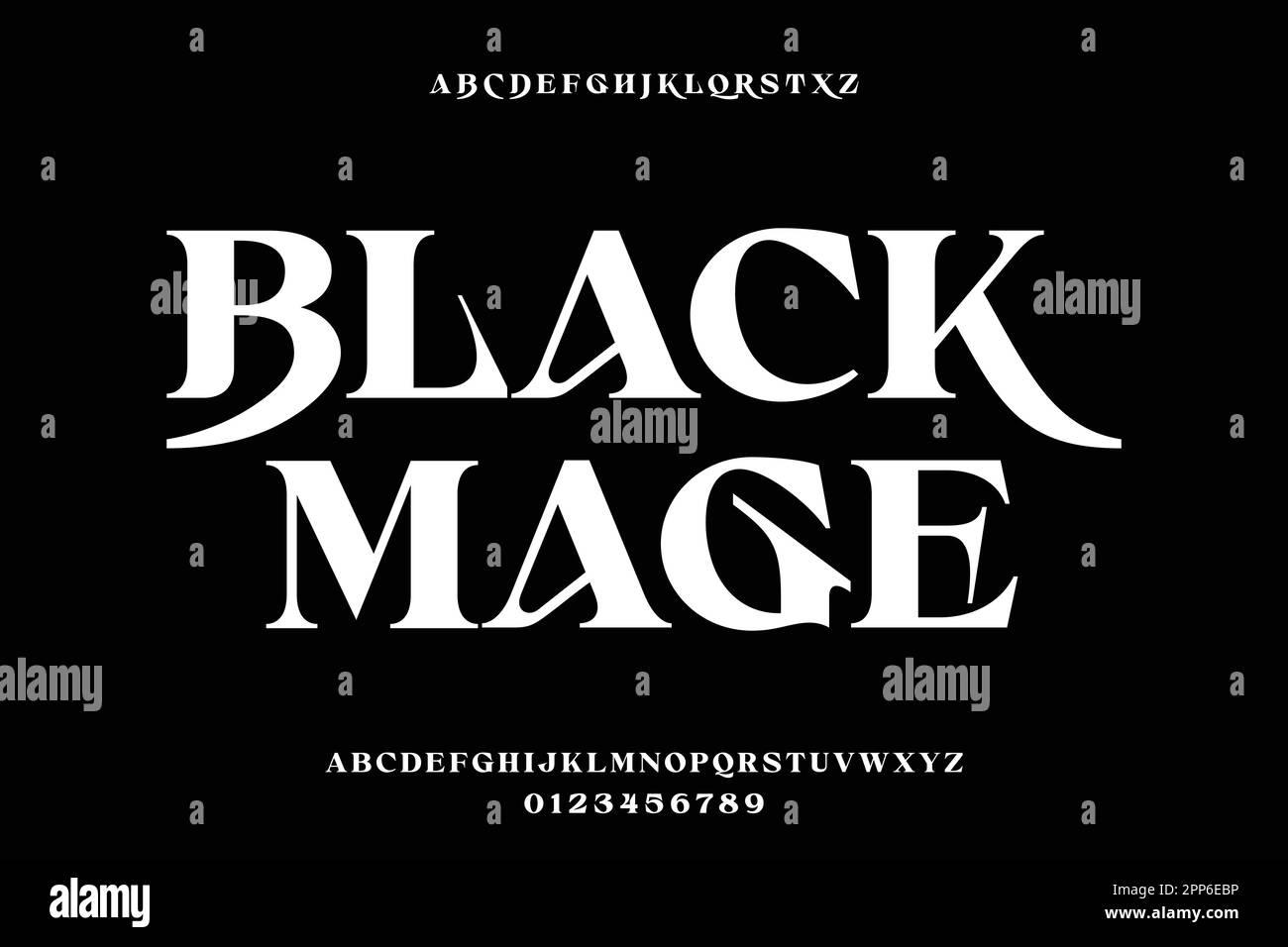 serif font with weird k and r letters