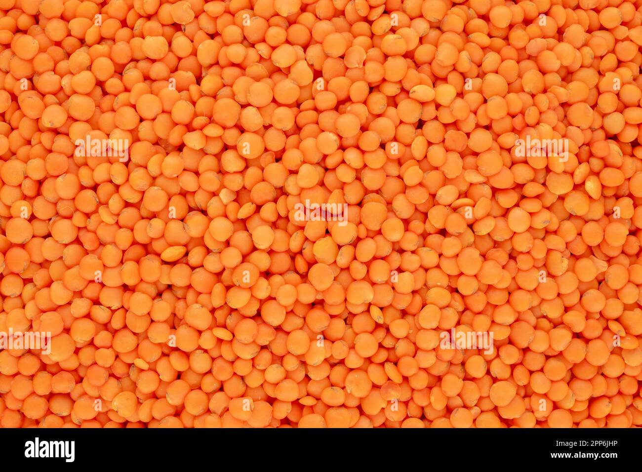 Red lentils, macro, top view Stock Photo Alamy