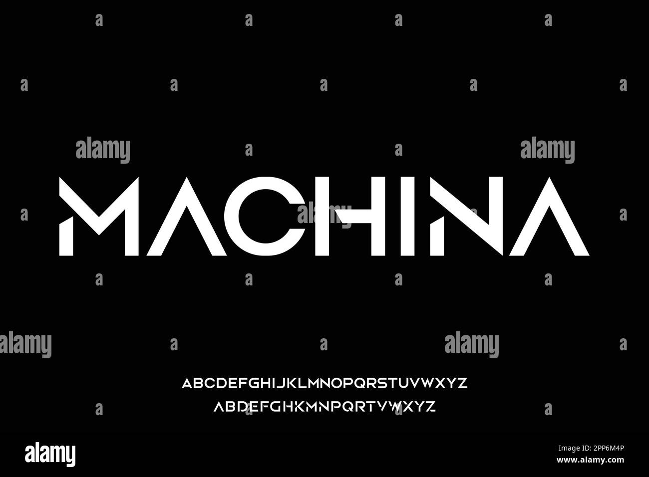 Luxury modern alphabets font vector with alternate Stock Vector