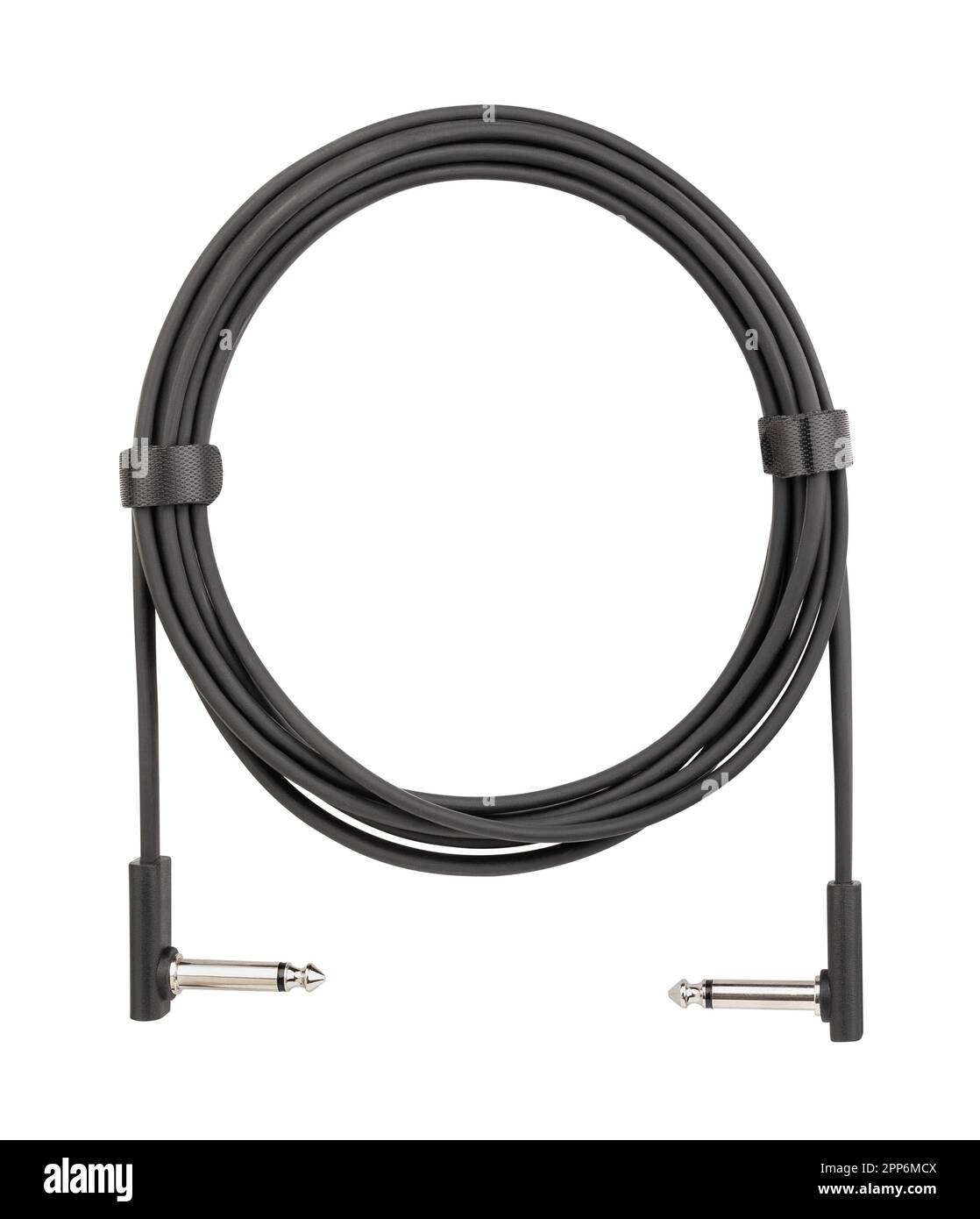 electric guitar cable path isolated on white Stock Photo Alamy