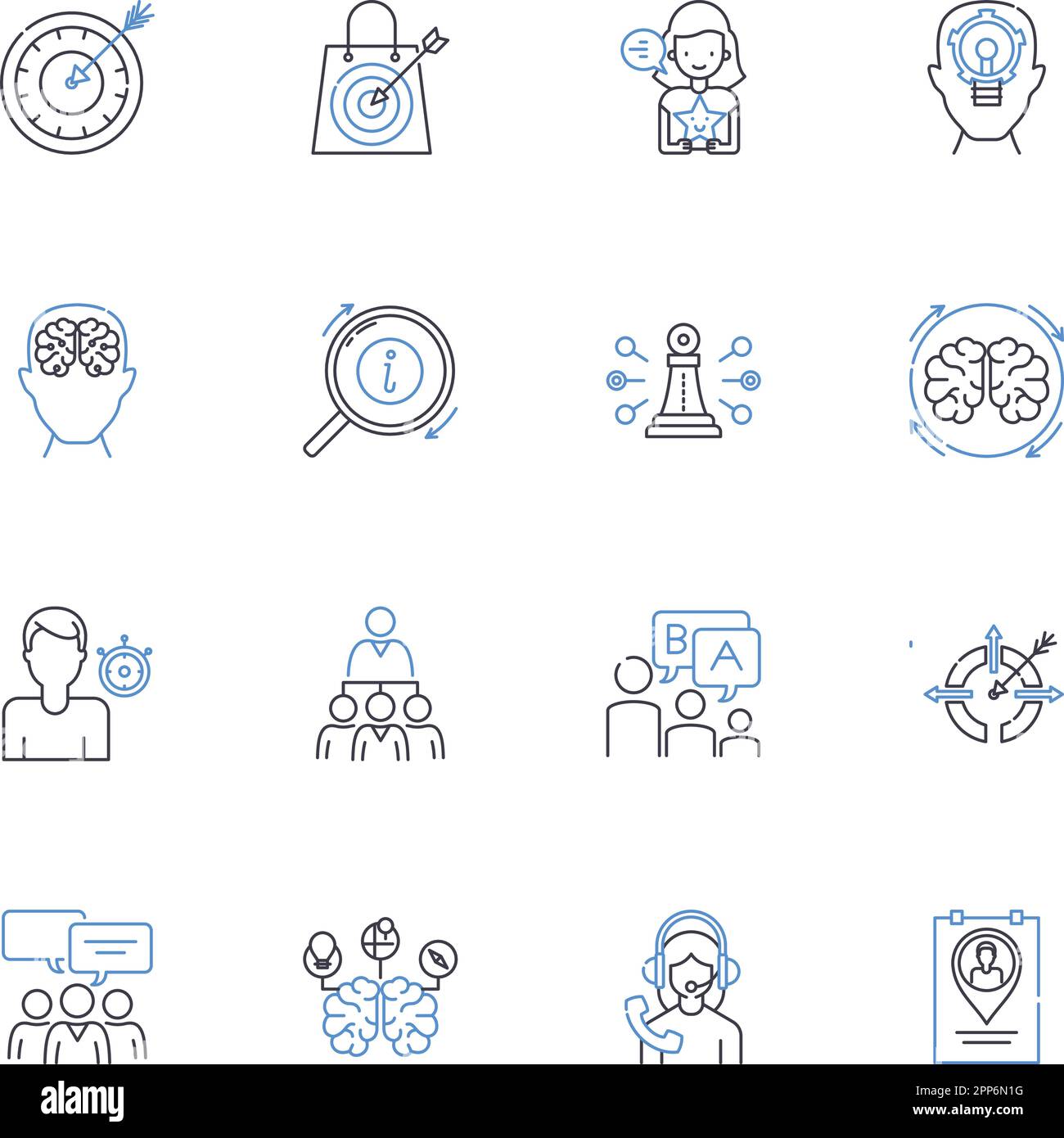 Supreme syndicate line icons collection. Dominance, Power, Elite