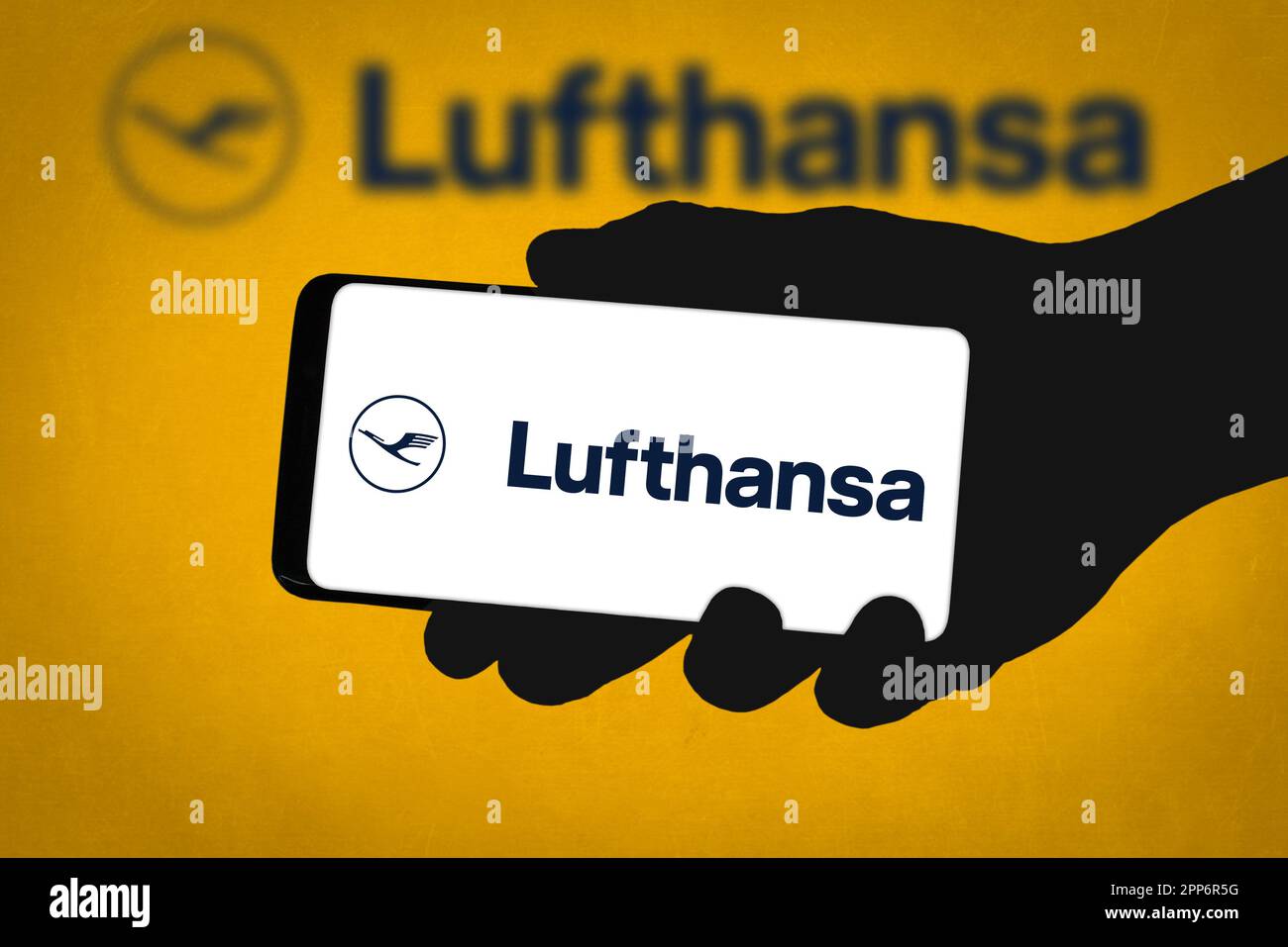 Lufthansa - flag carrier of Germany Stock Photo