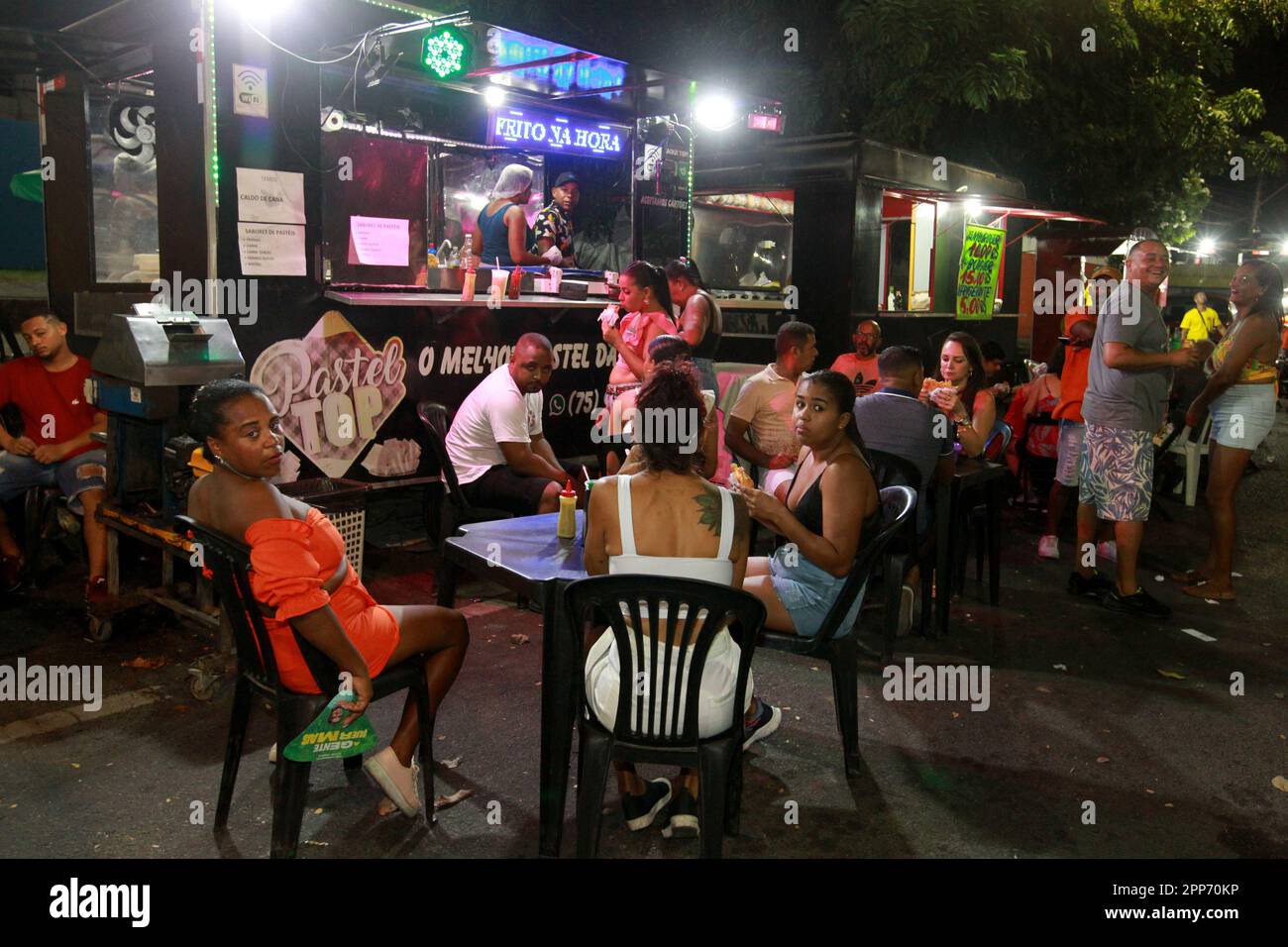feira de santana, bahia, brazil april 21, 2023 Food truck for sale