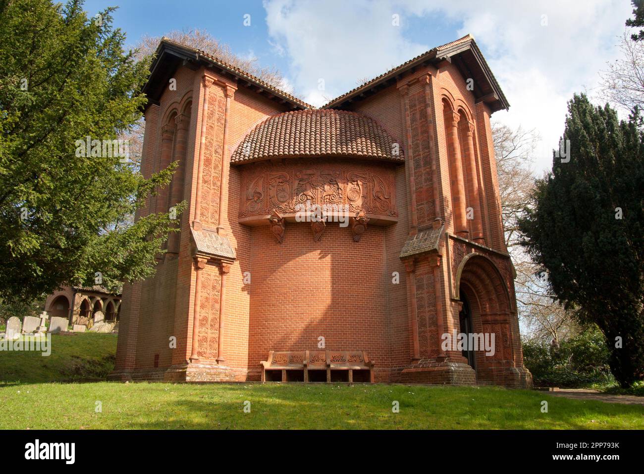 historic Watts cemetery Chapel, Compton, Guildford, Surrey, England Stock Photo