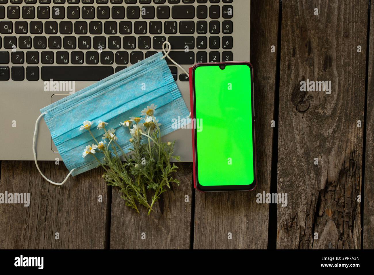 Laptop green screen hi-res stock photography and images - Alamy