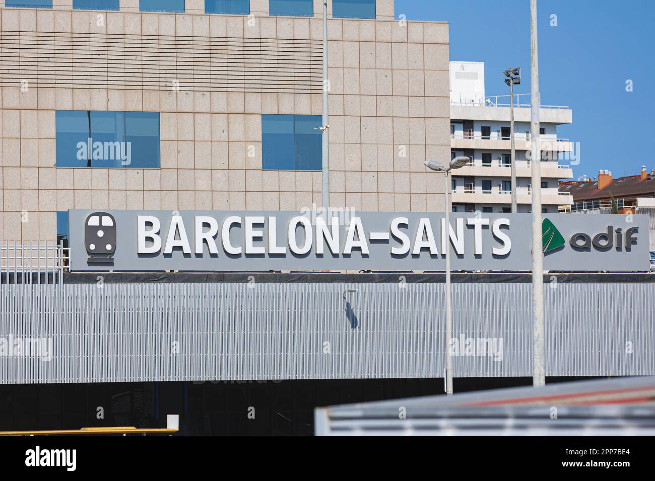 Barcelona Sants Train Station - Barcelona Sants Train Station Spain 2PP7BE4 