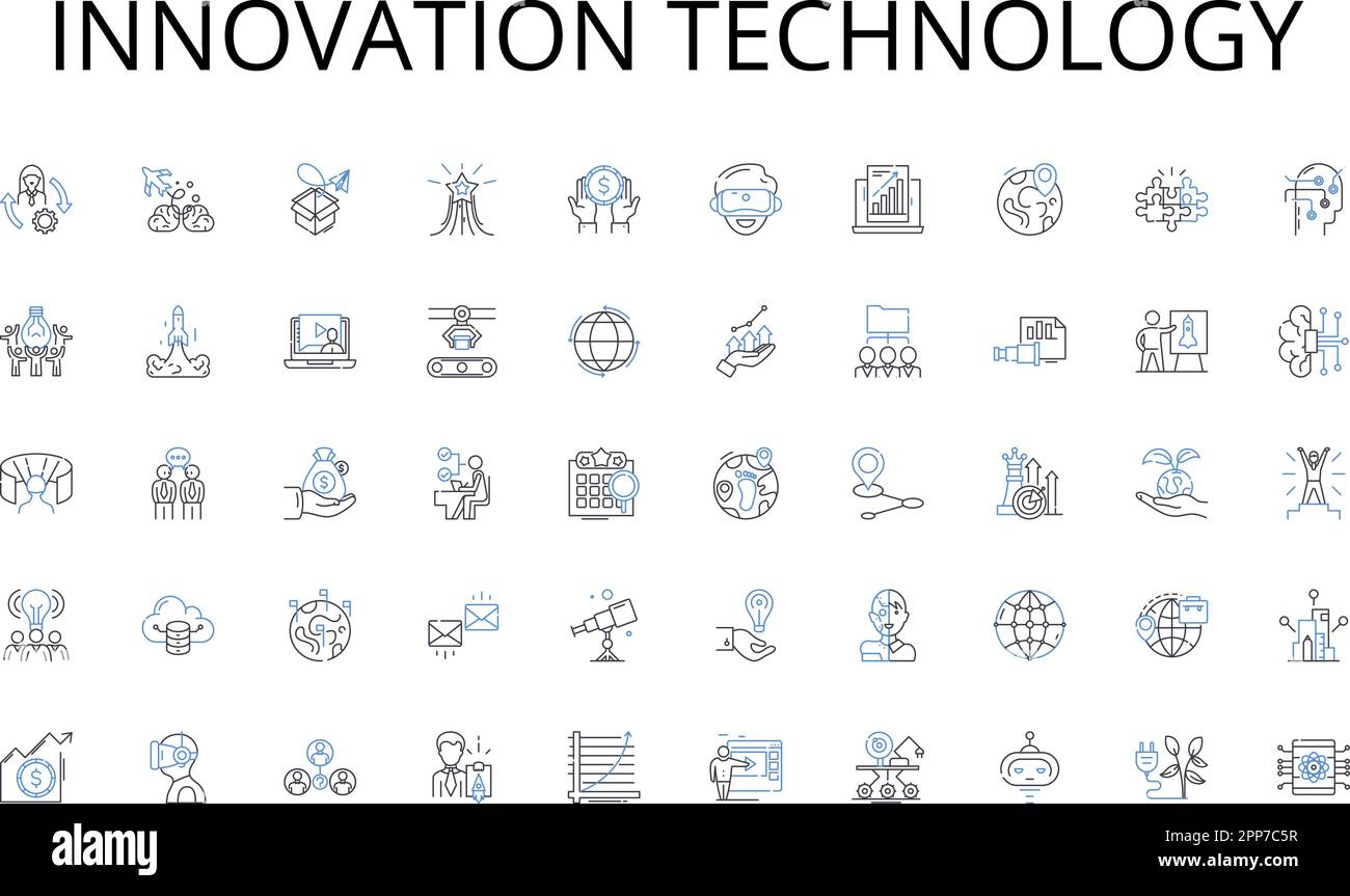 Innovation technology line icons collection. Acupuncture, Aromatherapy, Ayurveda, Chiropractic, Detoxification, Homeopathy, Hypnotherapy vector and Stock Vector