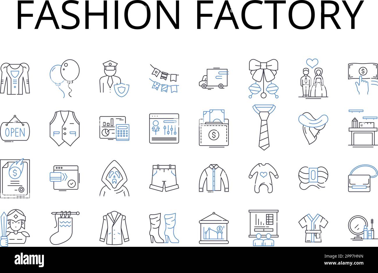 Clothing manufacturer Stock Vector Images Alamy