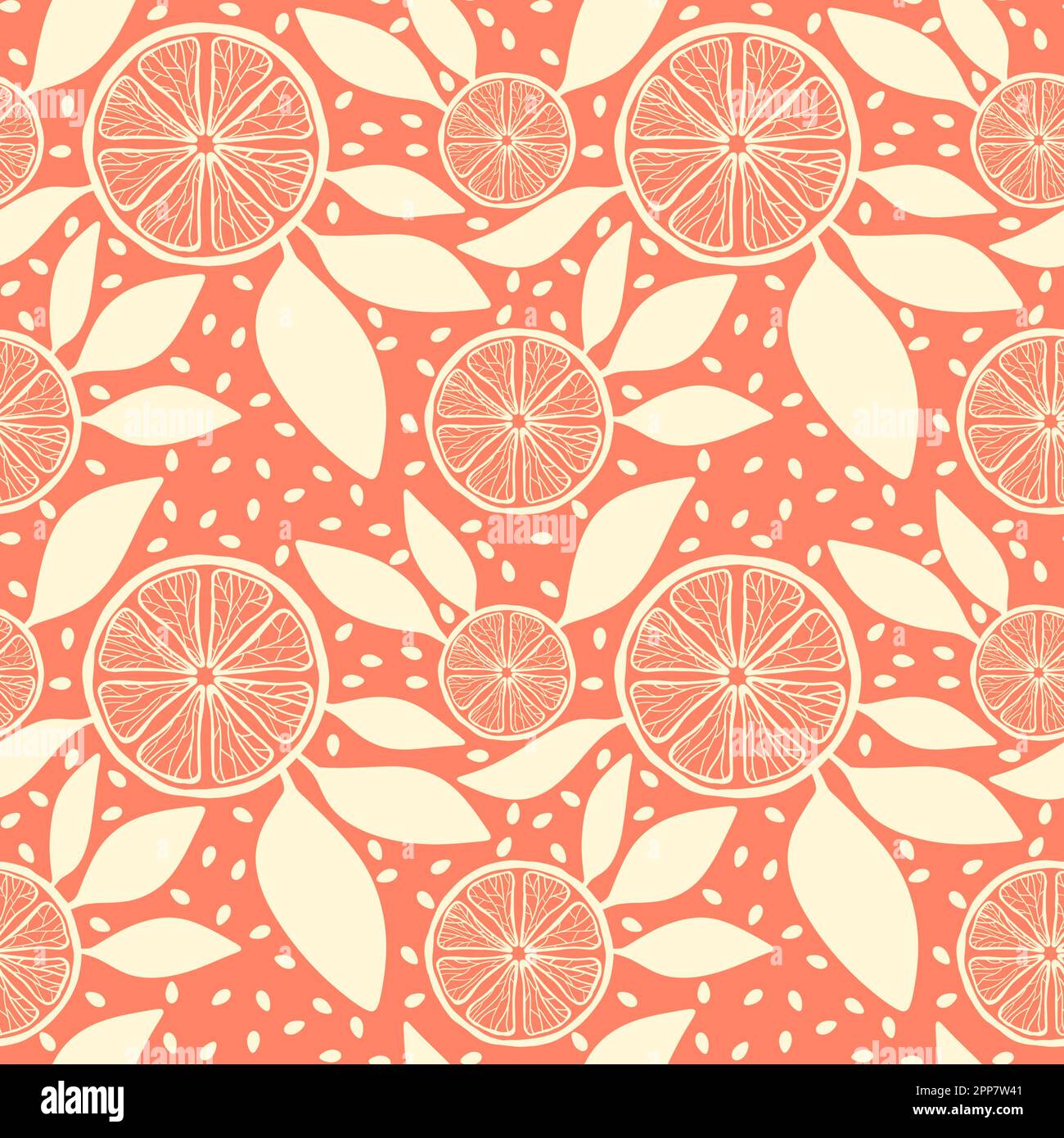 Cartoon summer seamless lemon pattern for wrapping paper and fabrics ...