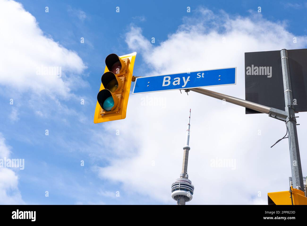 Bay street sign toronto hi-res stock photography and images pic picture