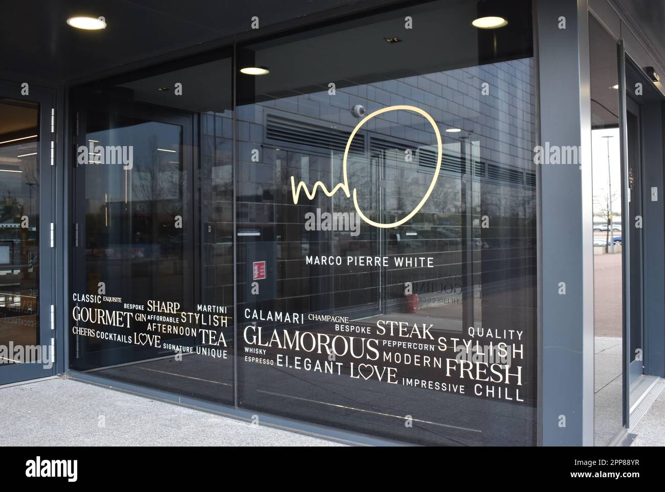 Marco Pierre White restaurant at Stadium MK, Milton Keynes Stock Photo