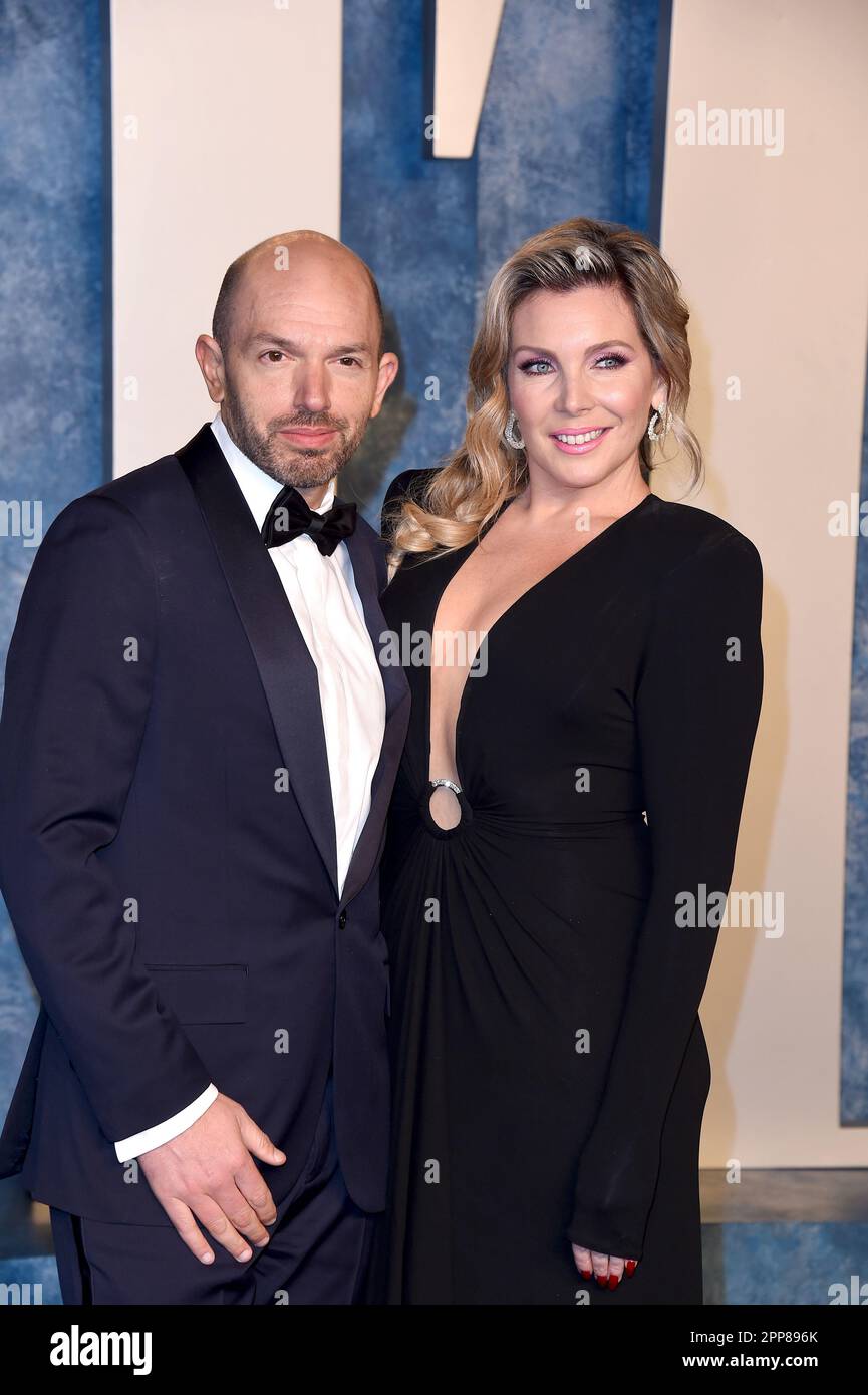 2023 Vanity Fair Oscar Party at the Wallis Annenberg Center for the Performing Arts on March 12, 2023 in Beverly Hills, CA Featuring: Paul Scheer, June Diane Raphael Where: Beverly Hills, California, United States When: 12 Mar 2023 Credit: Nicky Nelson/WENN Stock Photo