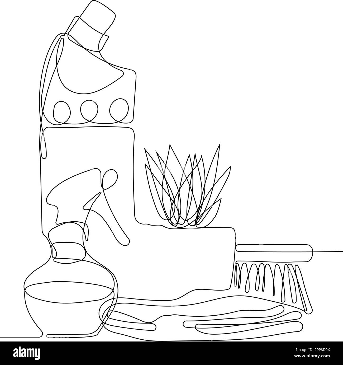 Woman cleaning man background Black and White Stock Photos & Images - Alamy