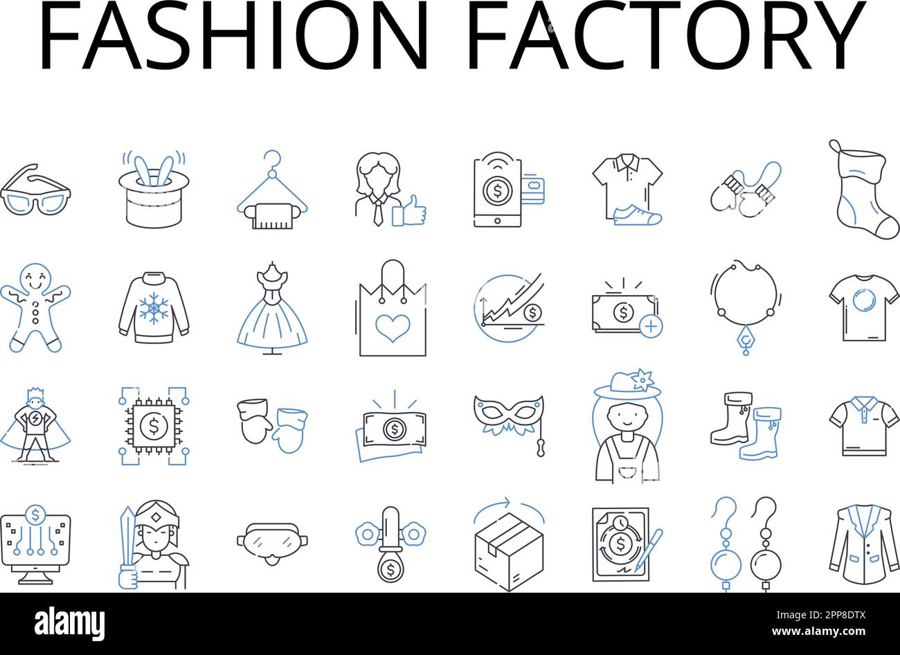 Clothing manufacturer Stock Vector Images Alamy
