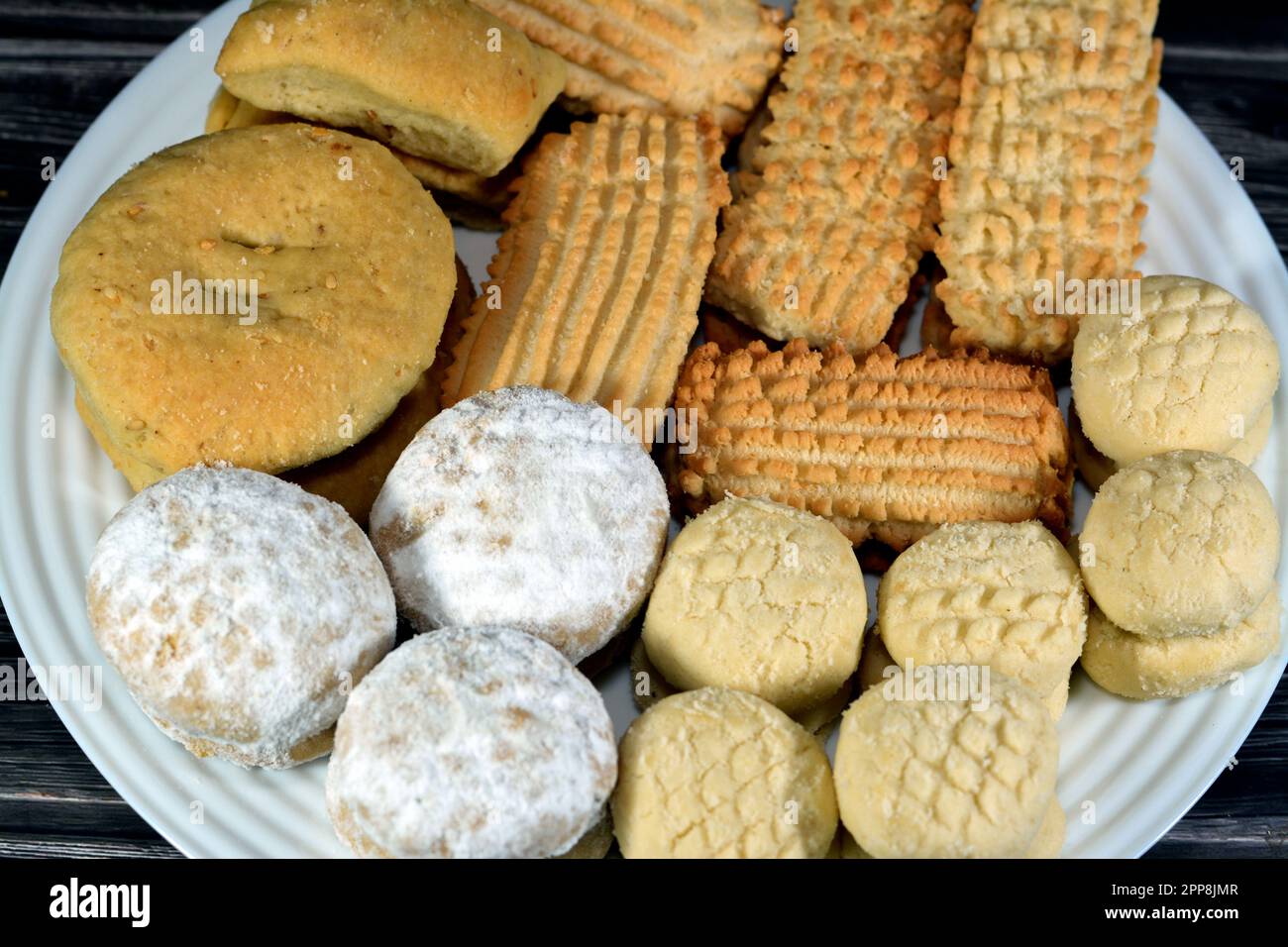 Traditional Arabic cookies for celebration of Islamic holidays ElFitr