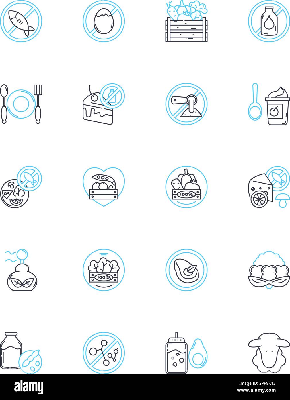 Spiritual Wellness linear icons set. Serenity, Faith, Harmony